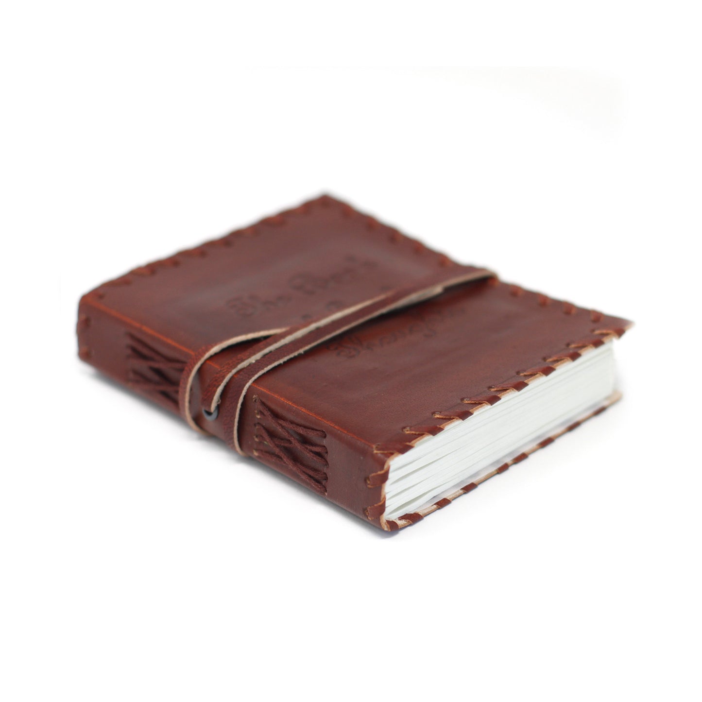 Gedankenbuch aus Leder mit Notizbuch (6x4 Zoll)