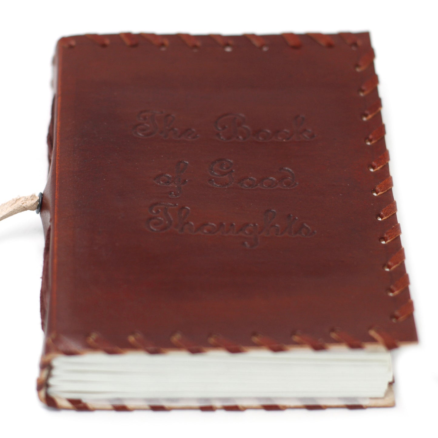 Gedankenbuch aus Leder mit Notizbuch (6x4 Zoll)
