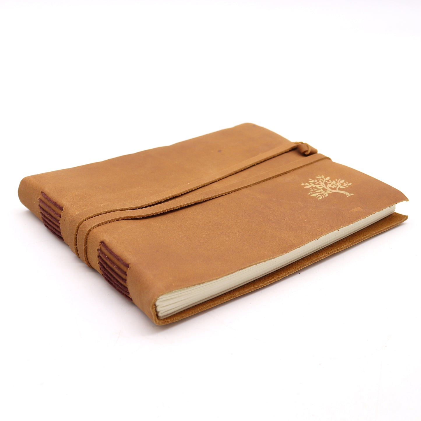 Skizzenbuch aus Leder Golden Tree - 144 Seiten - 18x23cm
