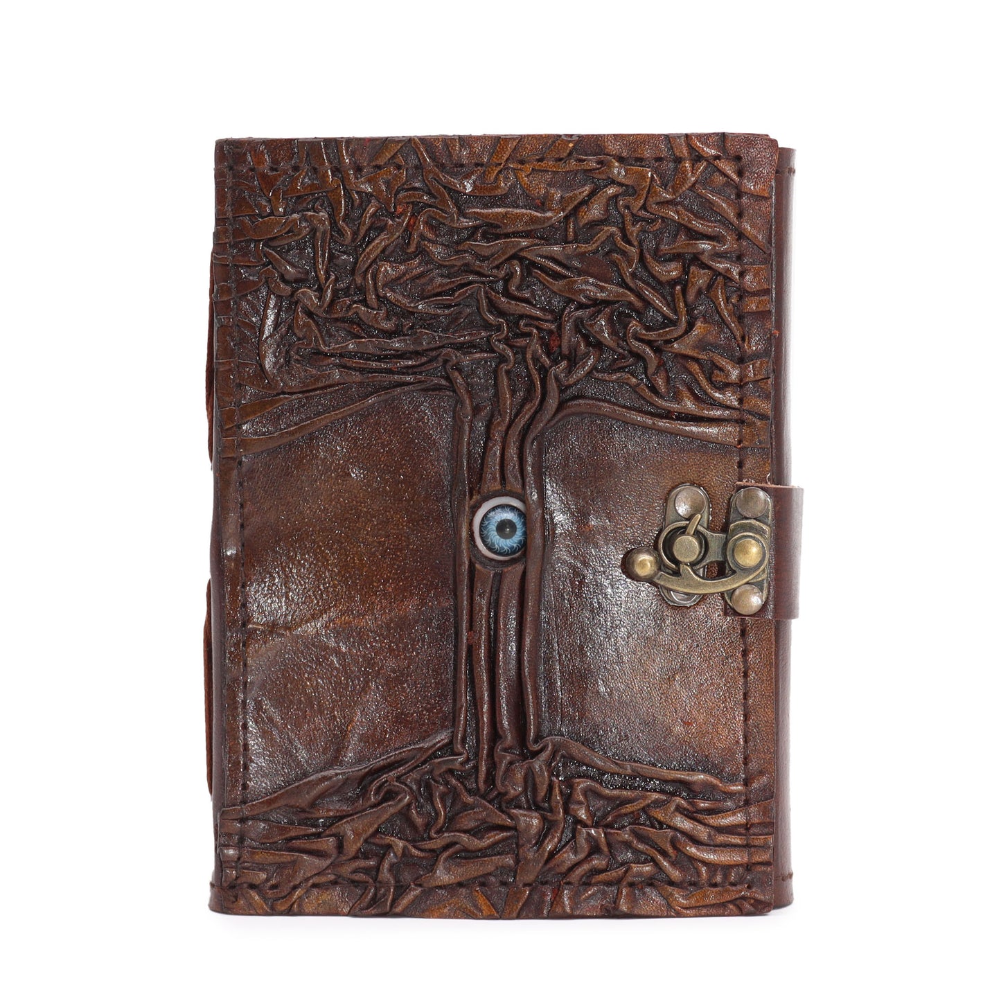 Black Tan Buch – Evil Eye Dekor – 160 Seiten mit Büttenrand – 17 x 12,5 cm