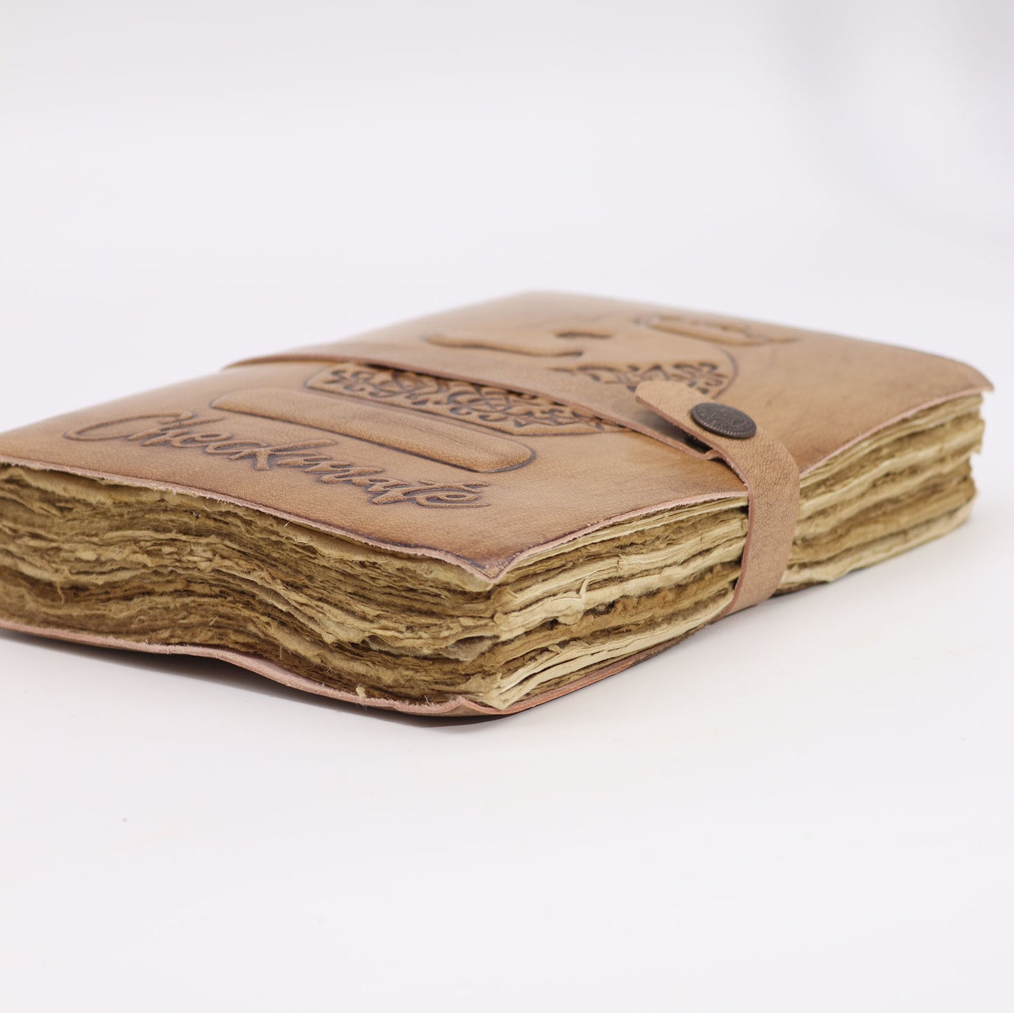 Schachmattbuch - Hellbraun - 200 Seiten mit Klarschnitt - 20x15cm