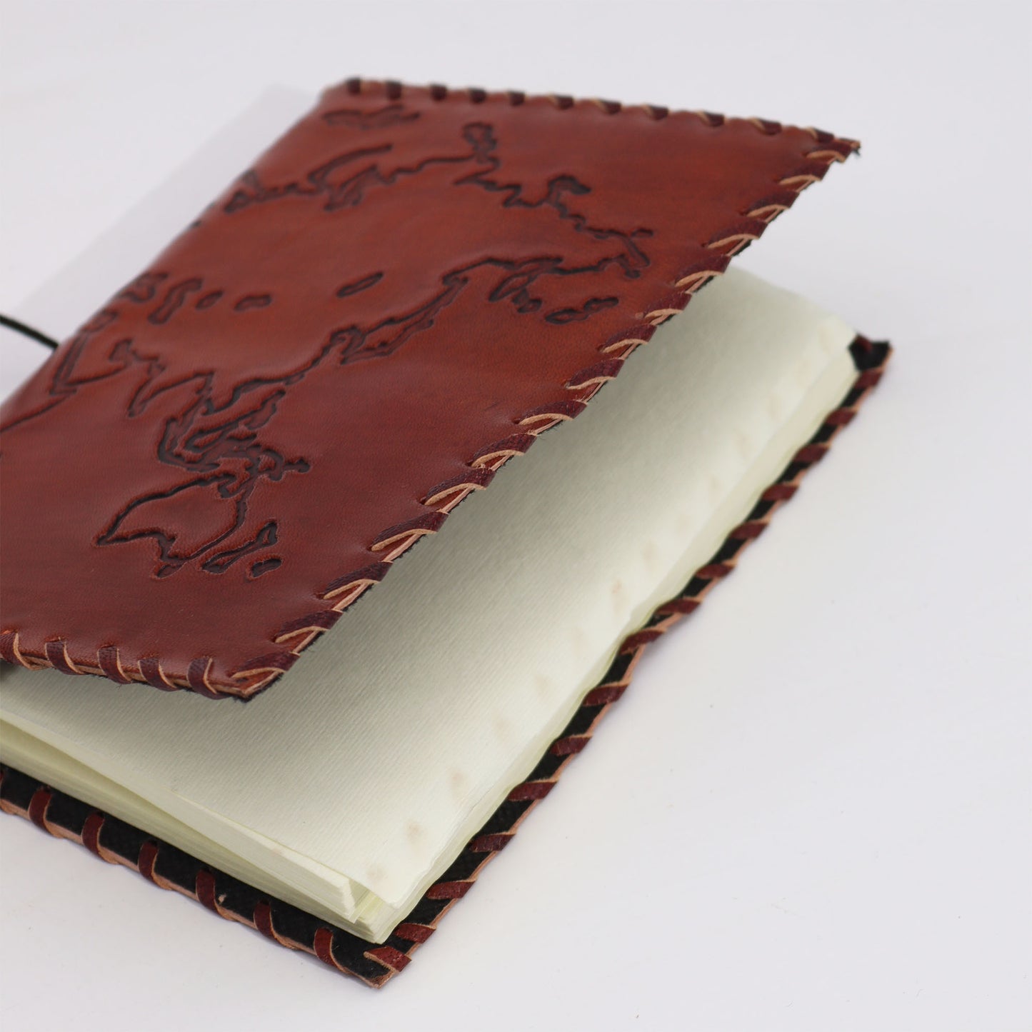 Reisetagebuch mit Umschlag - Hellbraun - 96 Seiten - 17x13cm