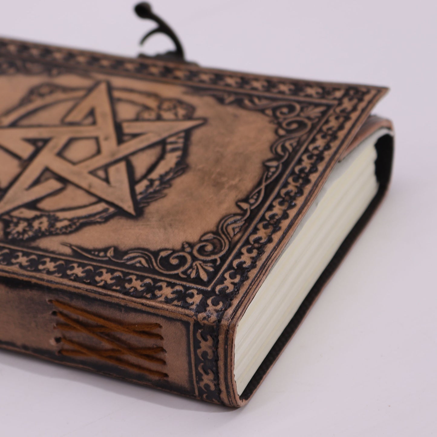 Pentagramm – Esoterisches Notizbuch – Anique Grey – 200 Seiten Stich Edge – 17,5 x 12,5 x 3 cm