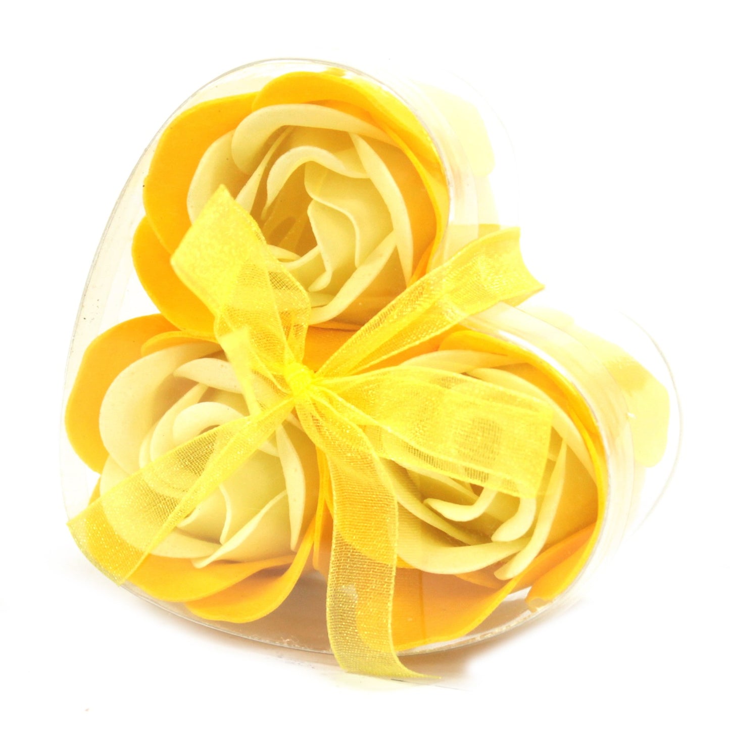 3er-Set Seifenblumen-Herzbox - Frühlingsrosen