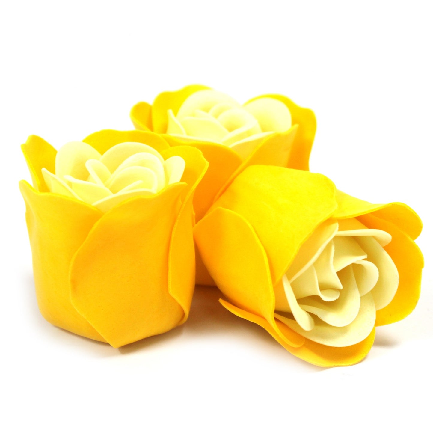 3er-Set Seifenblumen-Herzbox - Frühlingsrosen