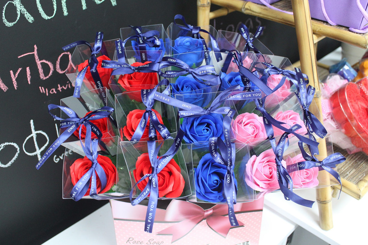 Einzelne Rose - Blaue Rose
