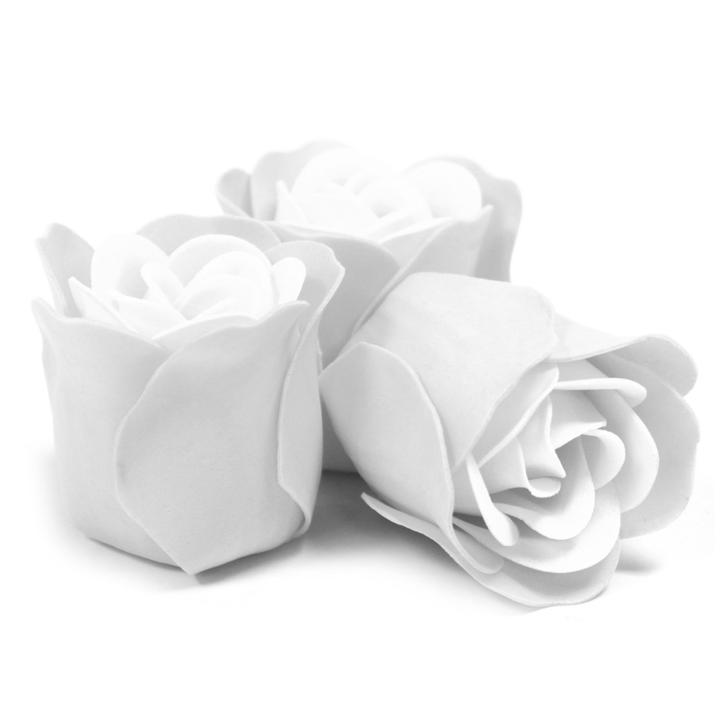 3er-Set Seifenblumen-Herzboxen - Weiß