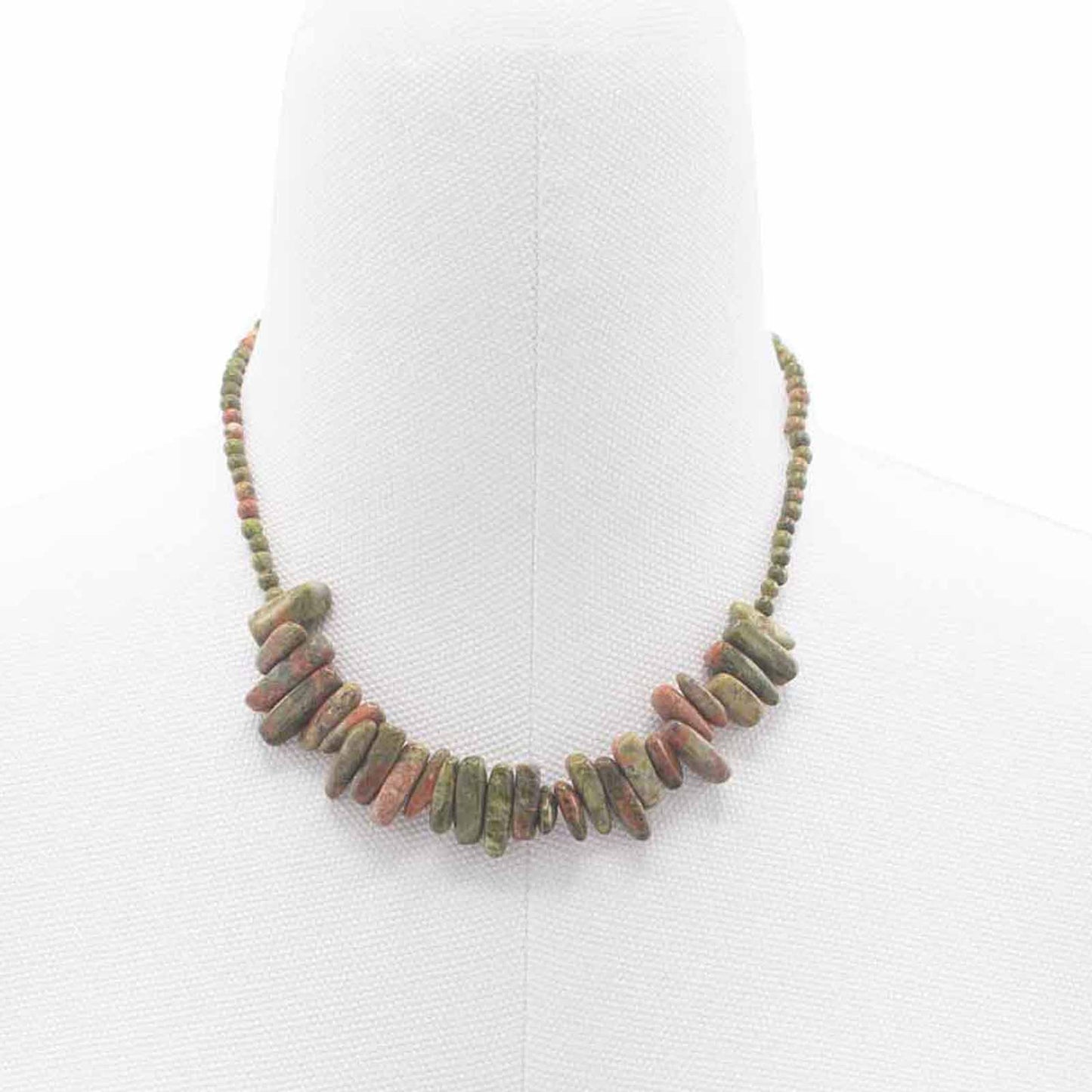 Longstone Edelsteinkette - Unakit