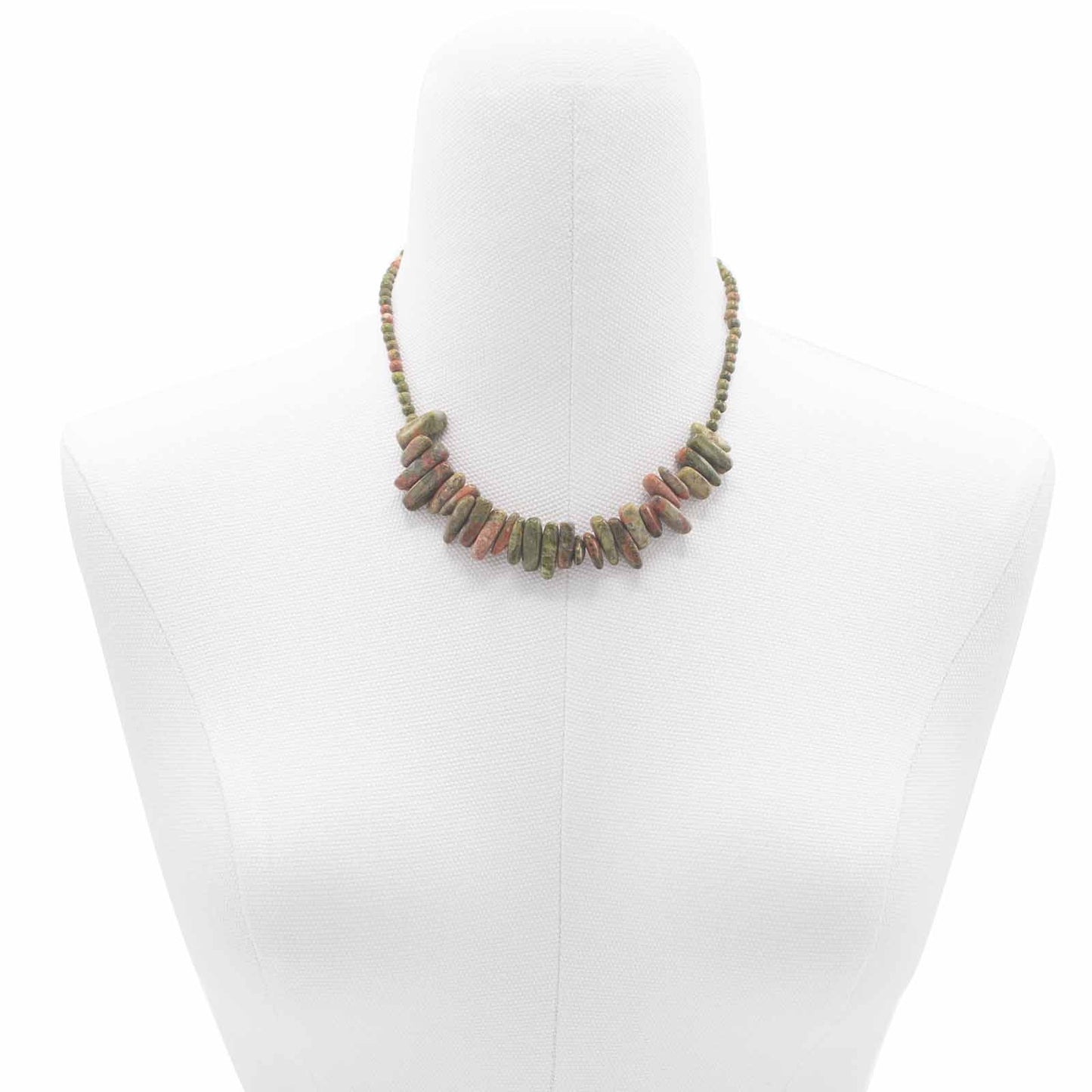 Longstone Edelsteinkette - Unakit