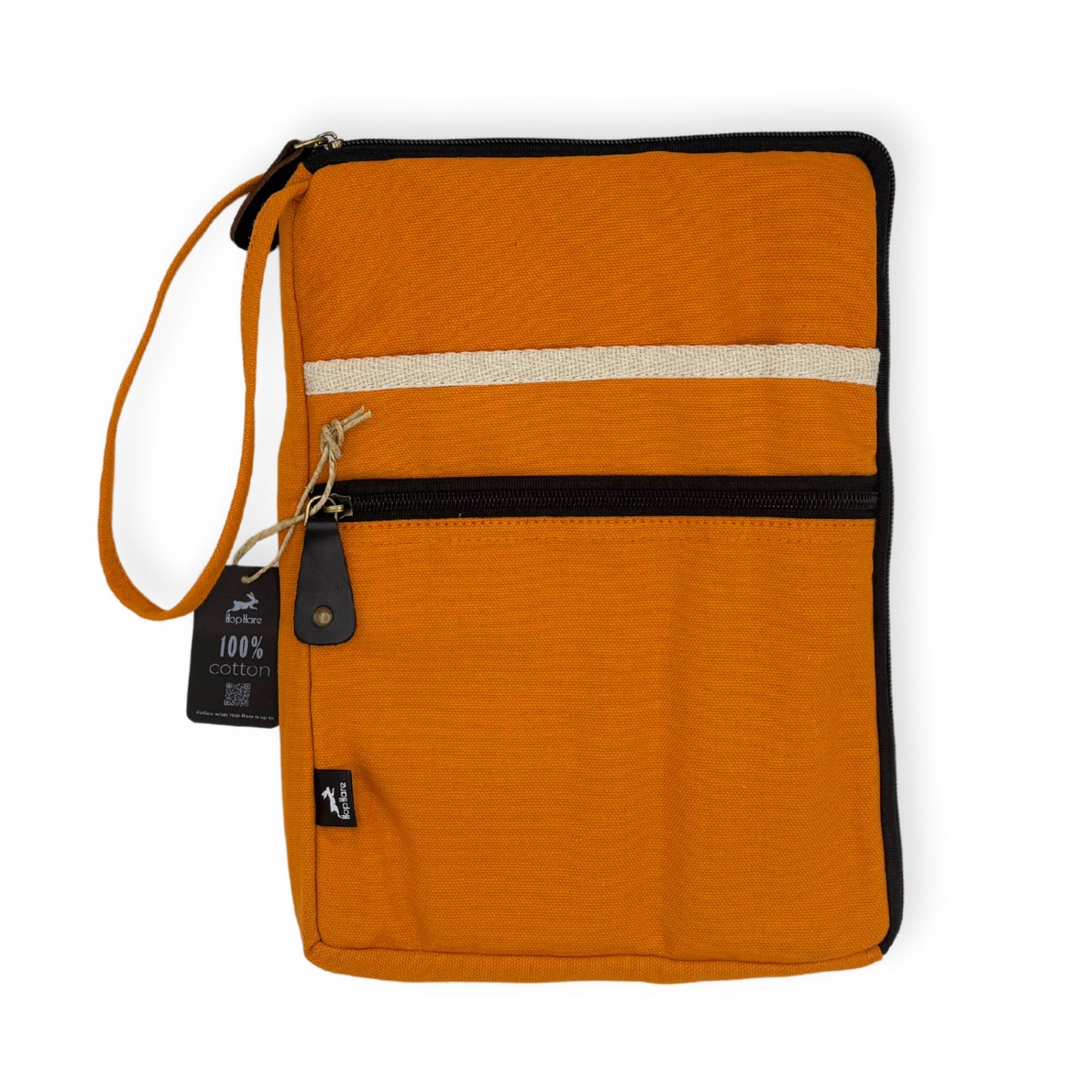 Canvas Reise-Laptoptasche - Orange