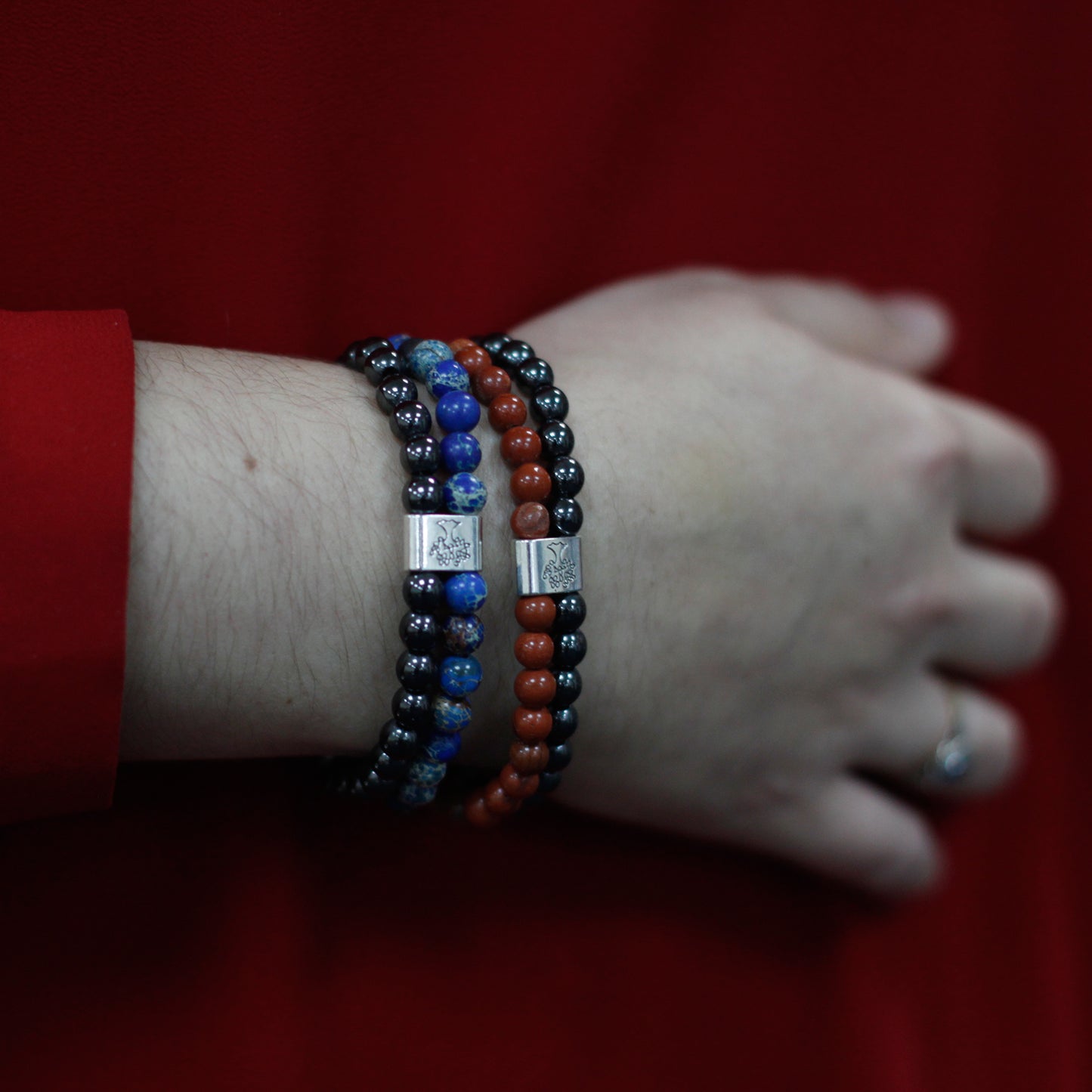 Magnetisches Edelsteinarmband - Sodalith