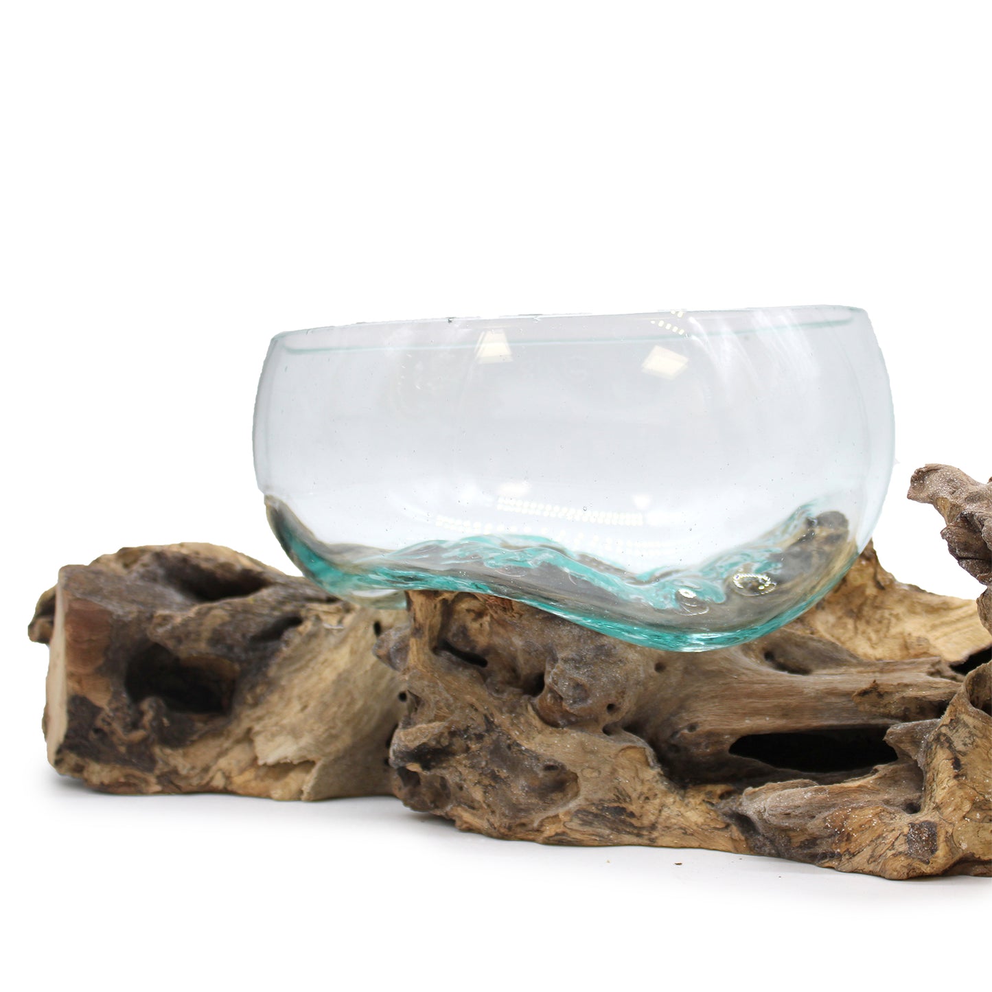 Geschmolzenes Glas auf XLarge-Doppelständer – 70 cm