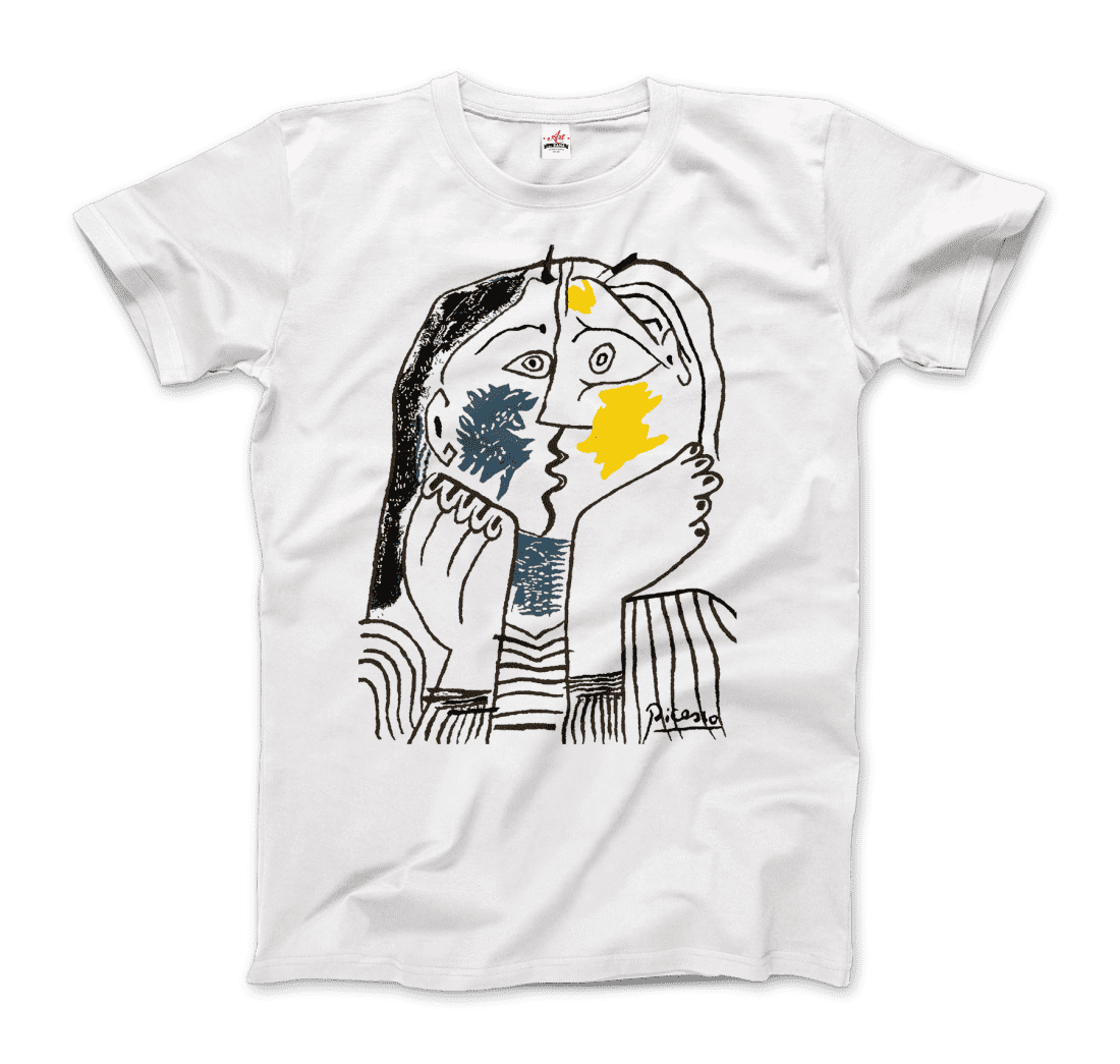 Pablo Picasso the Kiss 1979 Artwork T-Shirt