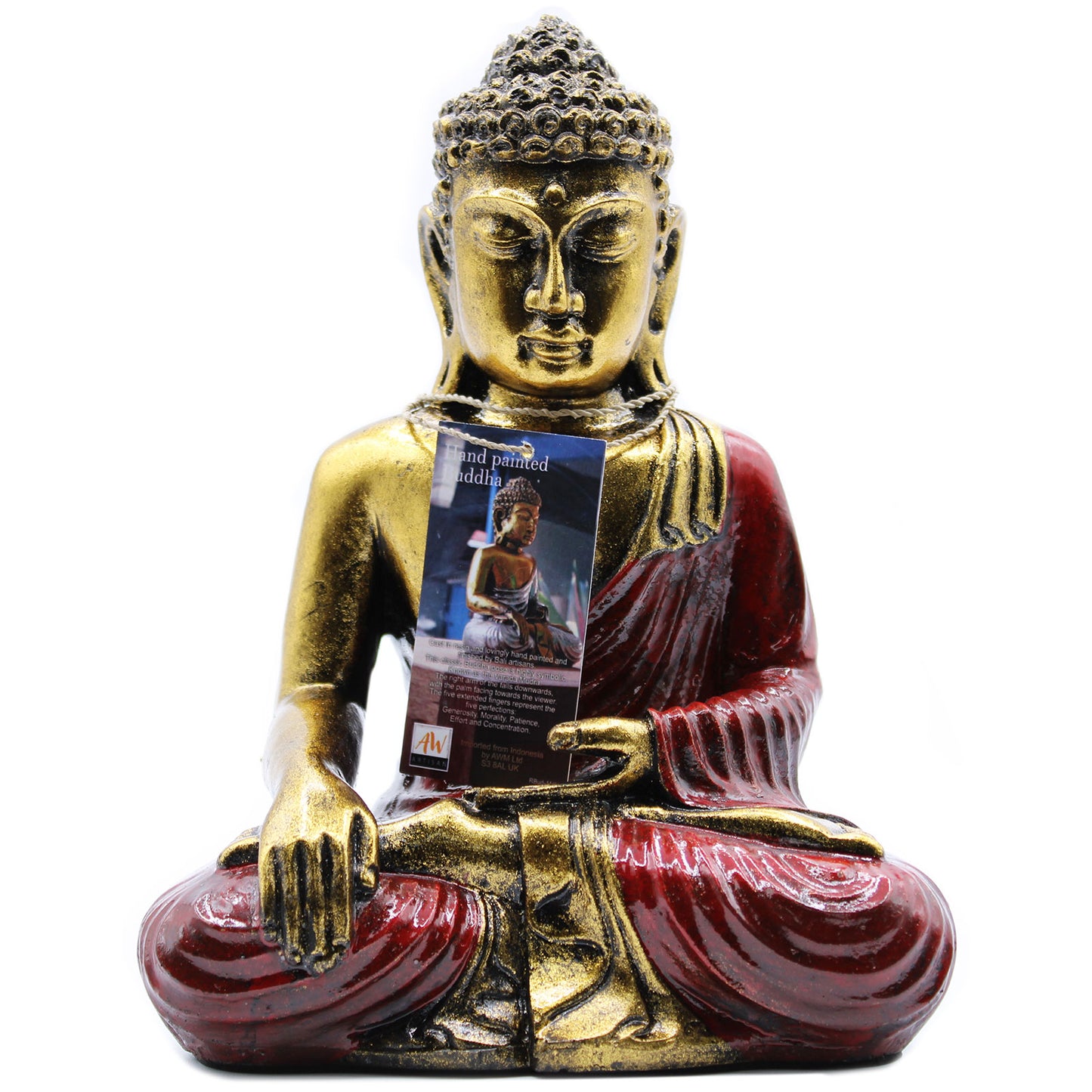 Roter und goldener Buddha - Groß