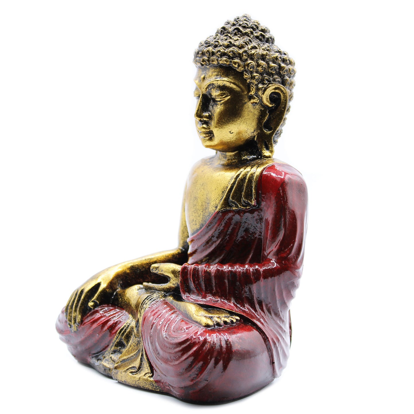 Roter und goldener Buddha - Groß