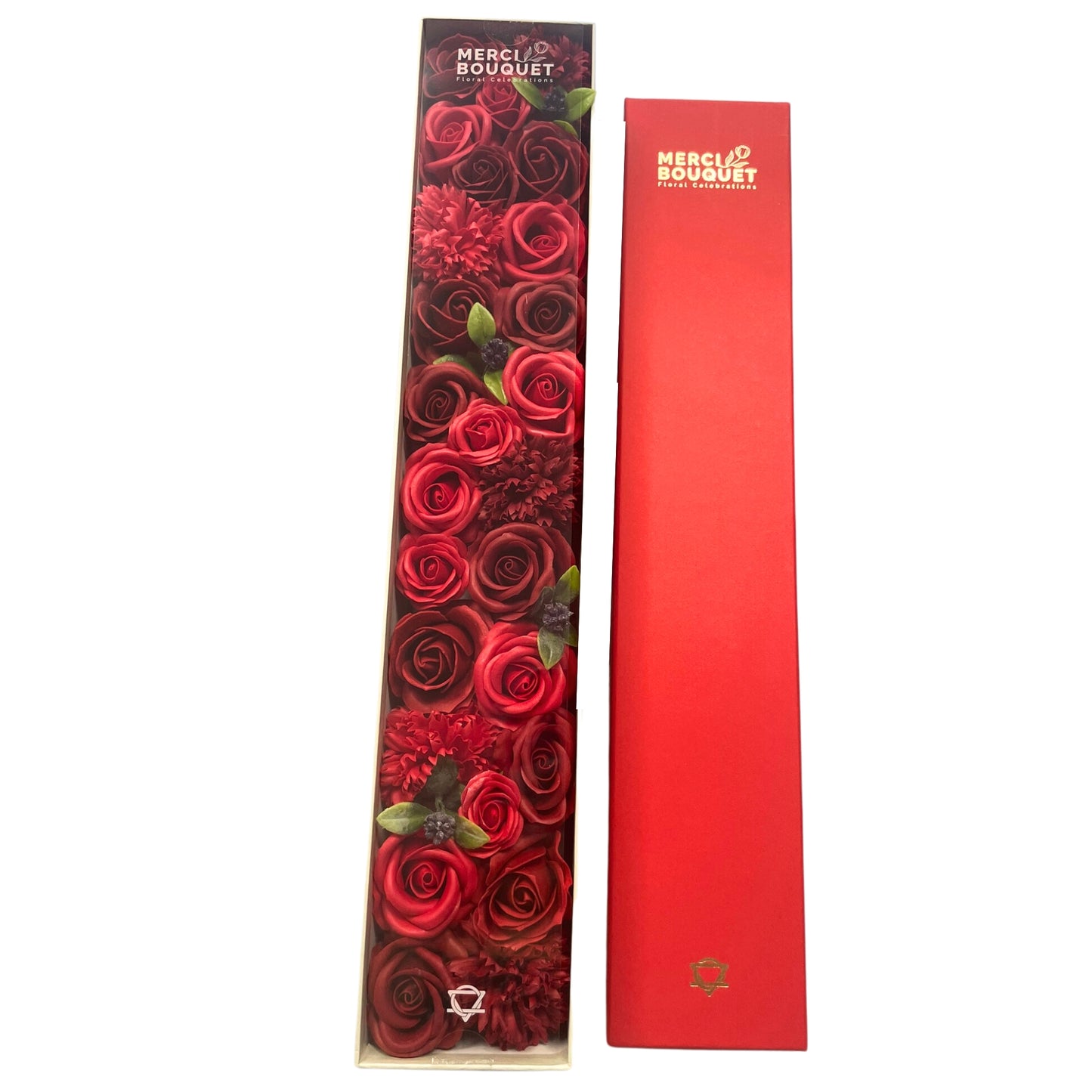 Extra lang – Klassische rote Rosen
