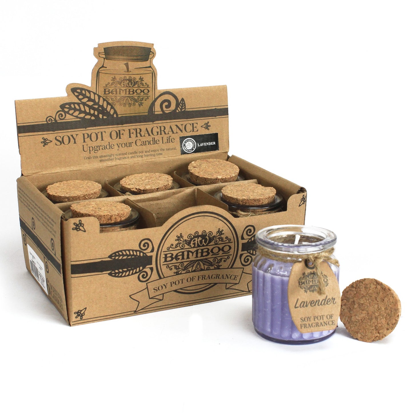 Lavender Soy Pot of Fragrance Candles X1