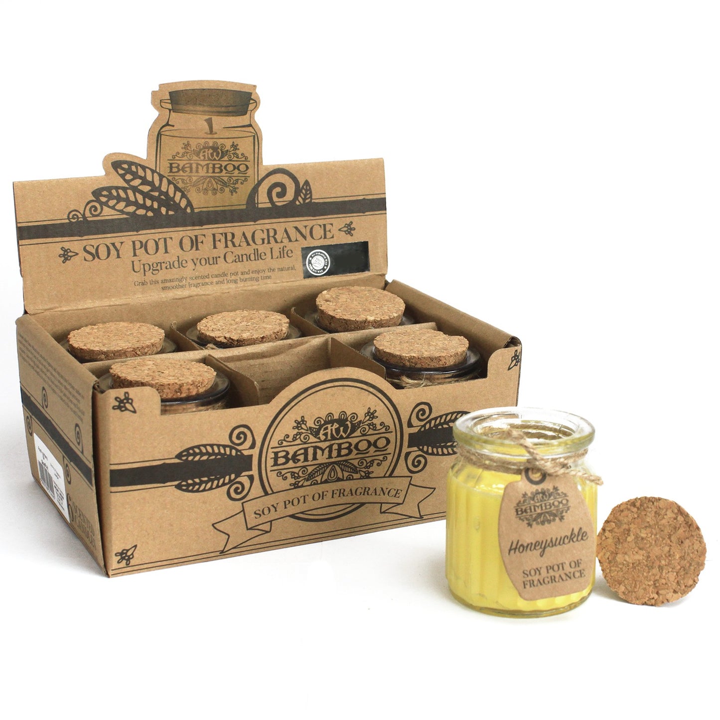 Honeysuckle Soy Pot of Fragrance Candles X1