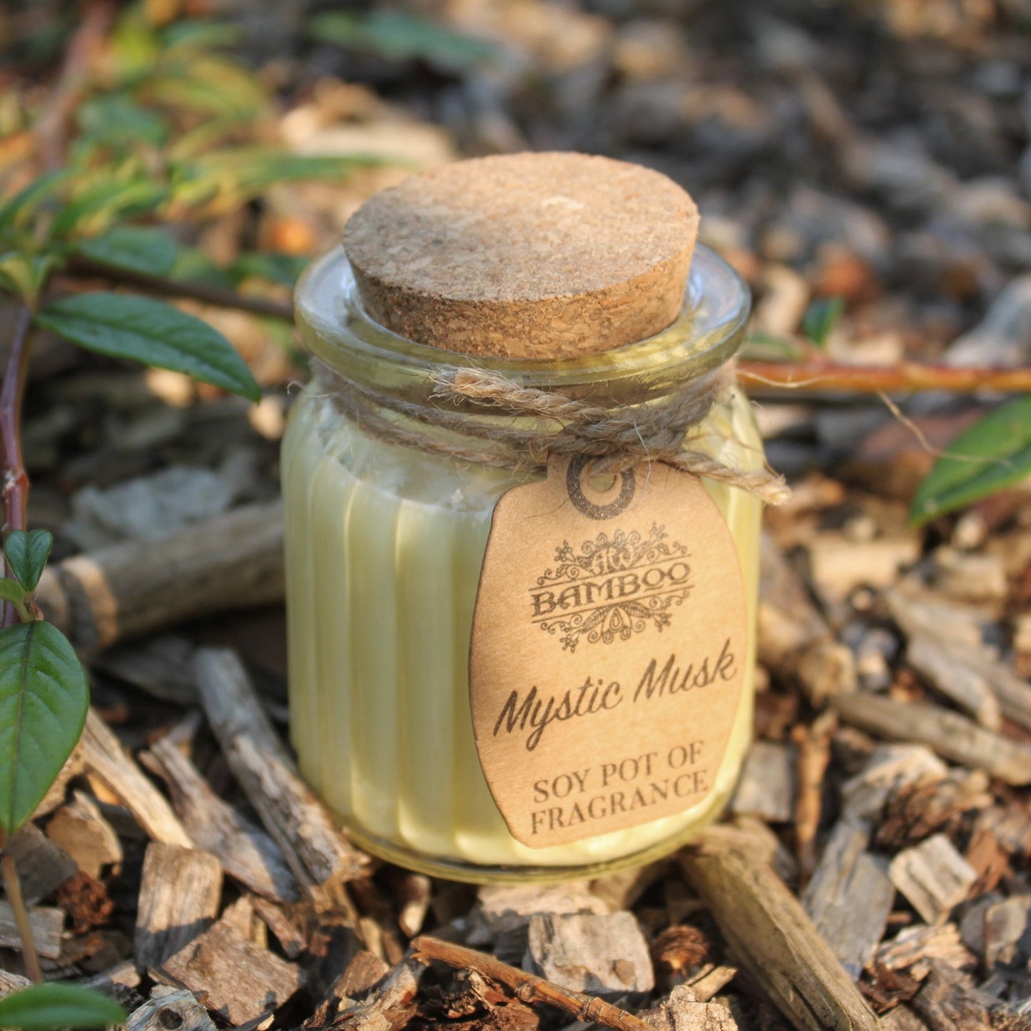 Mystic Musk Soja-Duftkerzen im Topf, 2 Stück