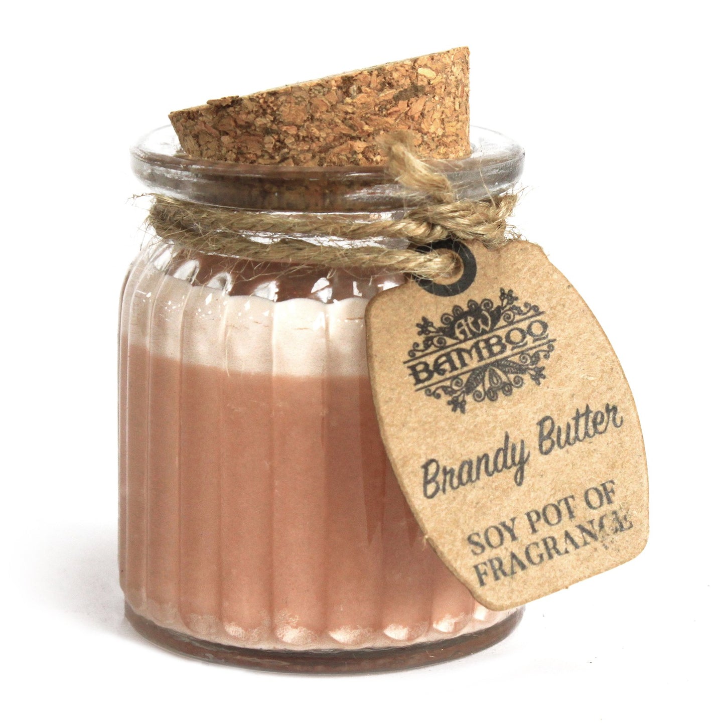 Brandy Butter Soja-Topf mit Duftkerzen X2