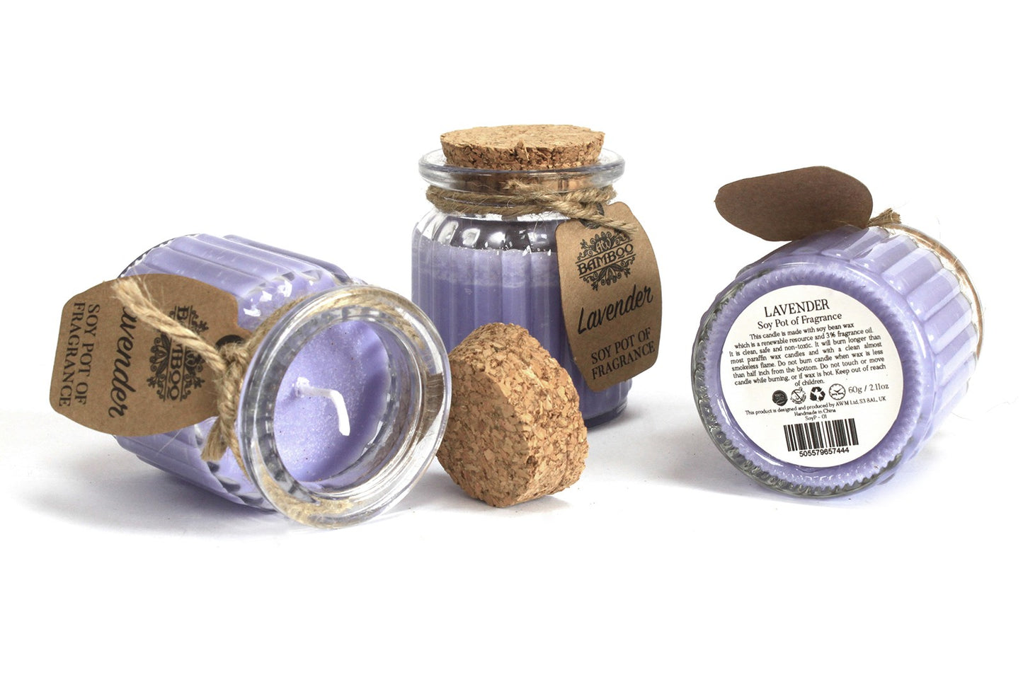 Brandy Butter Soja-Topf mit Duftkerzen X2
