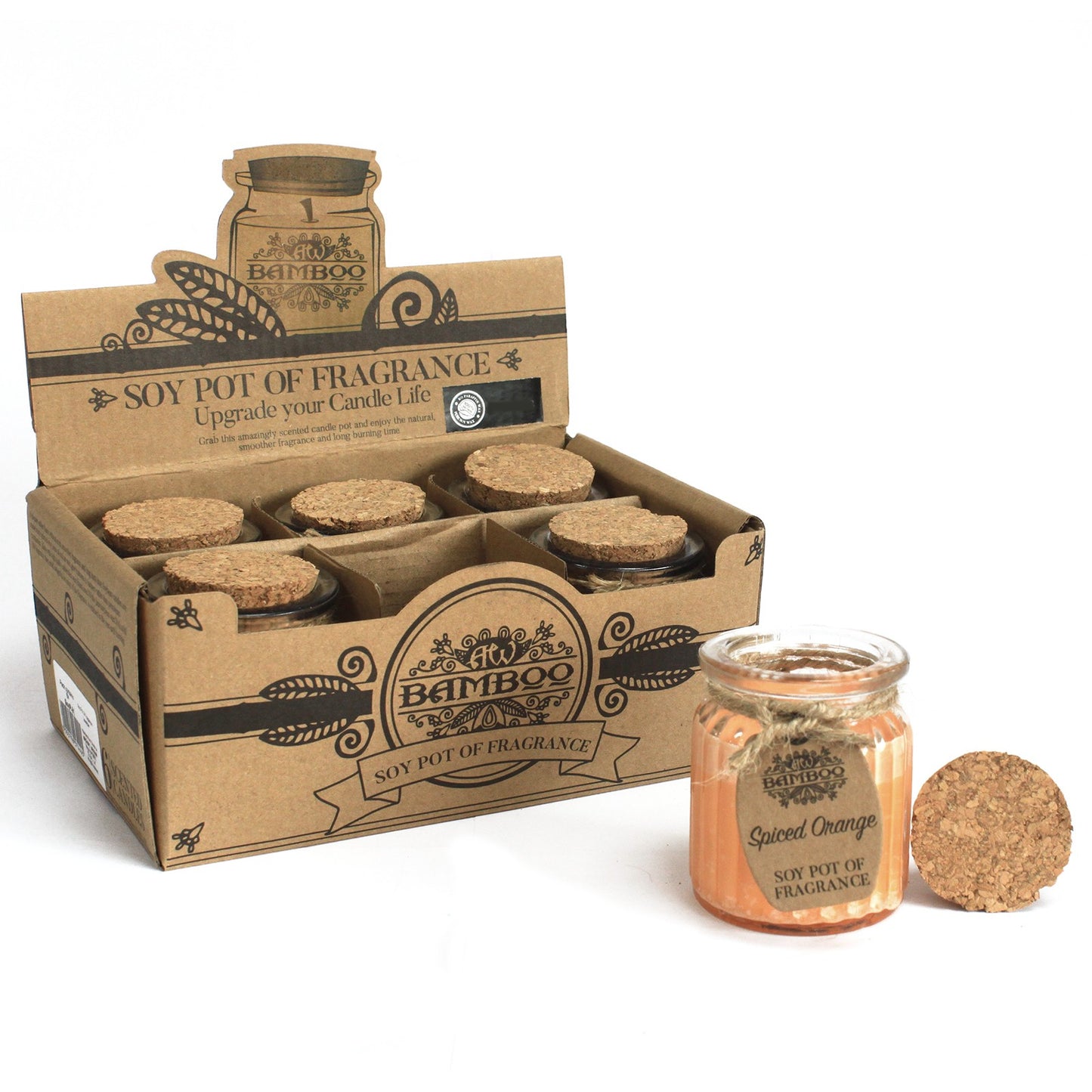 Spiced Orange Soy Pot of Fragrance Candles X1