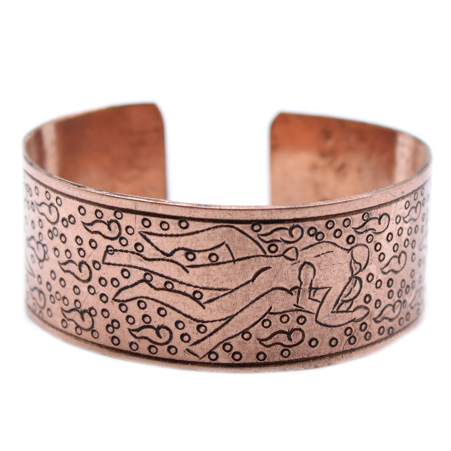 Tibetisches Kupferarmband - Kamasutra