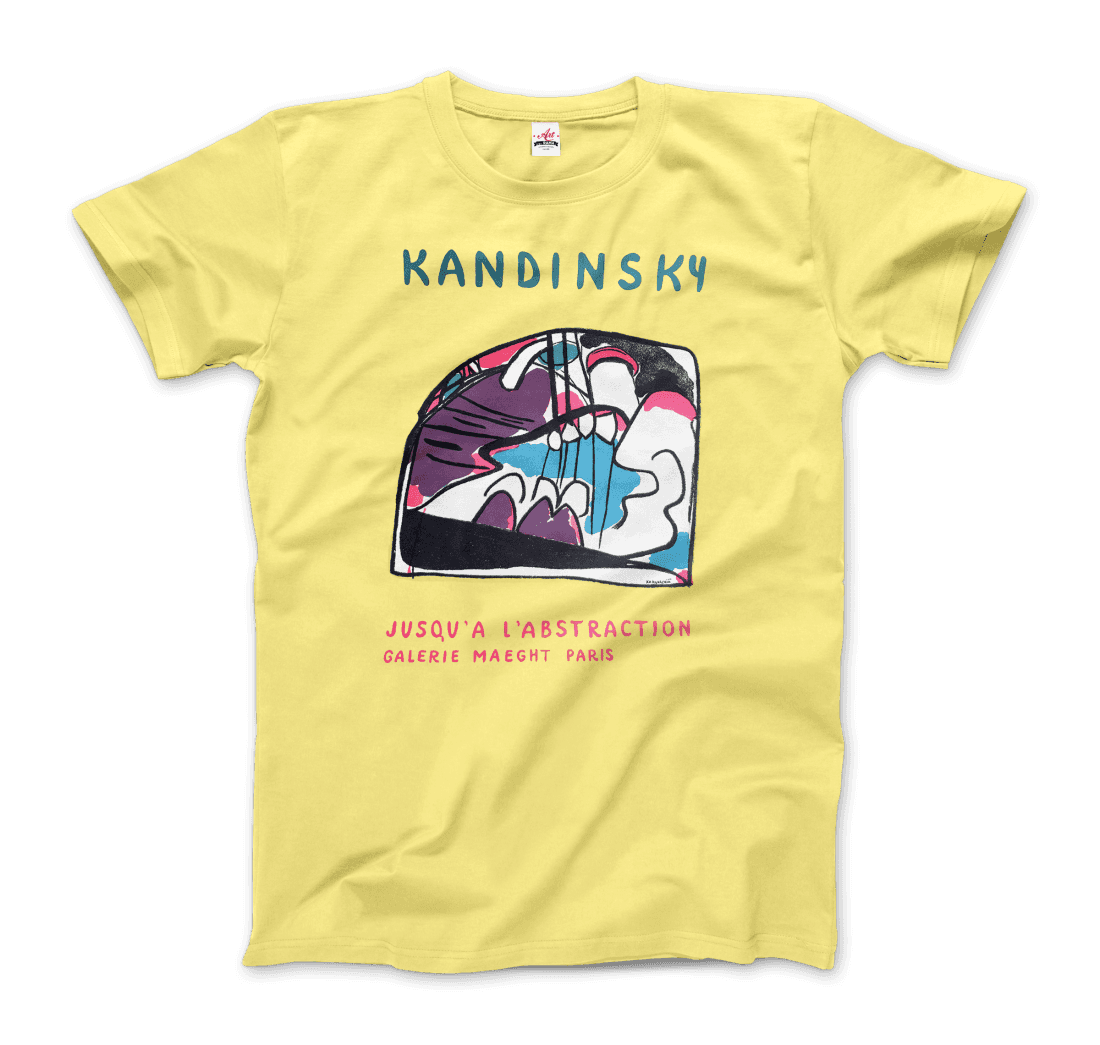 Wassily Kandinsky - Jusqu'a l'Abstraction 1960 Artwork T-Shirt