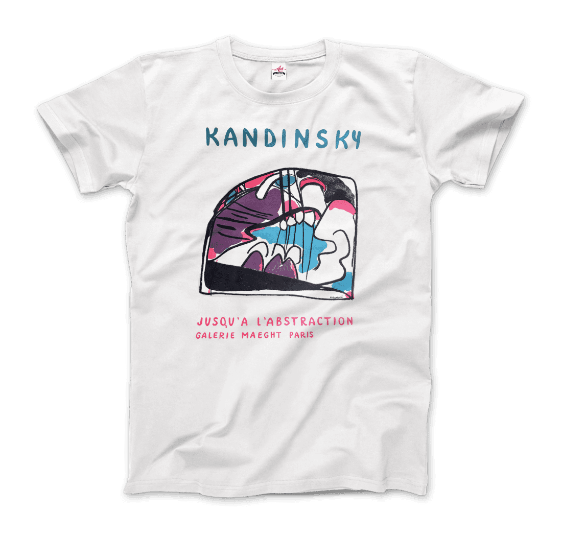 Wassily Kandinsky - Jusqu'a l'Abstraction 1960 Artwork T-Shirt