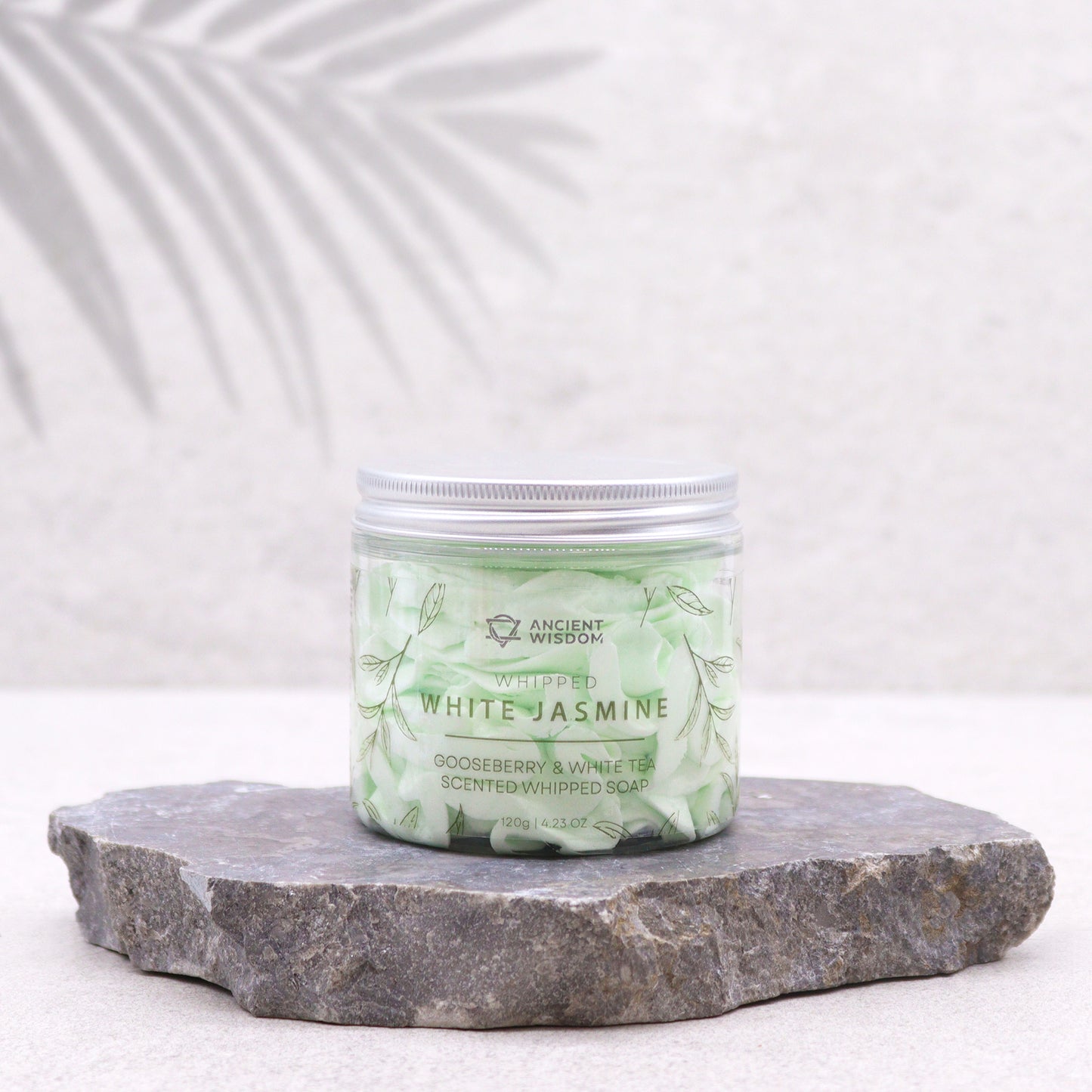 Schlagseife mit Stachelbeere und weißem Tee, 120 g