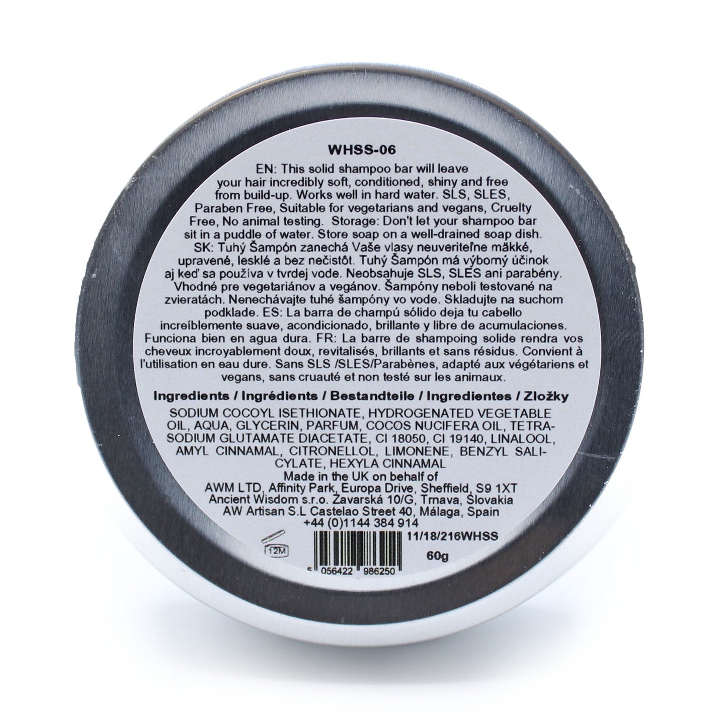 Wild Hare Festes Shampoo 60g - Pappaya