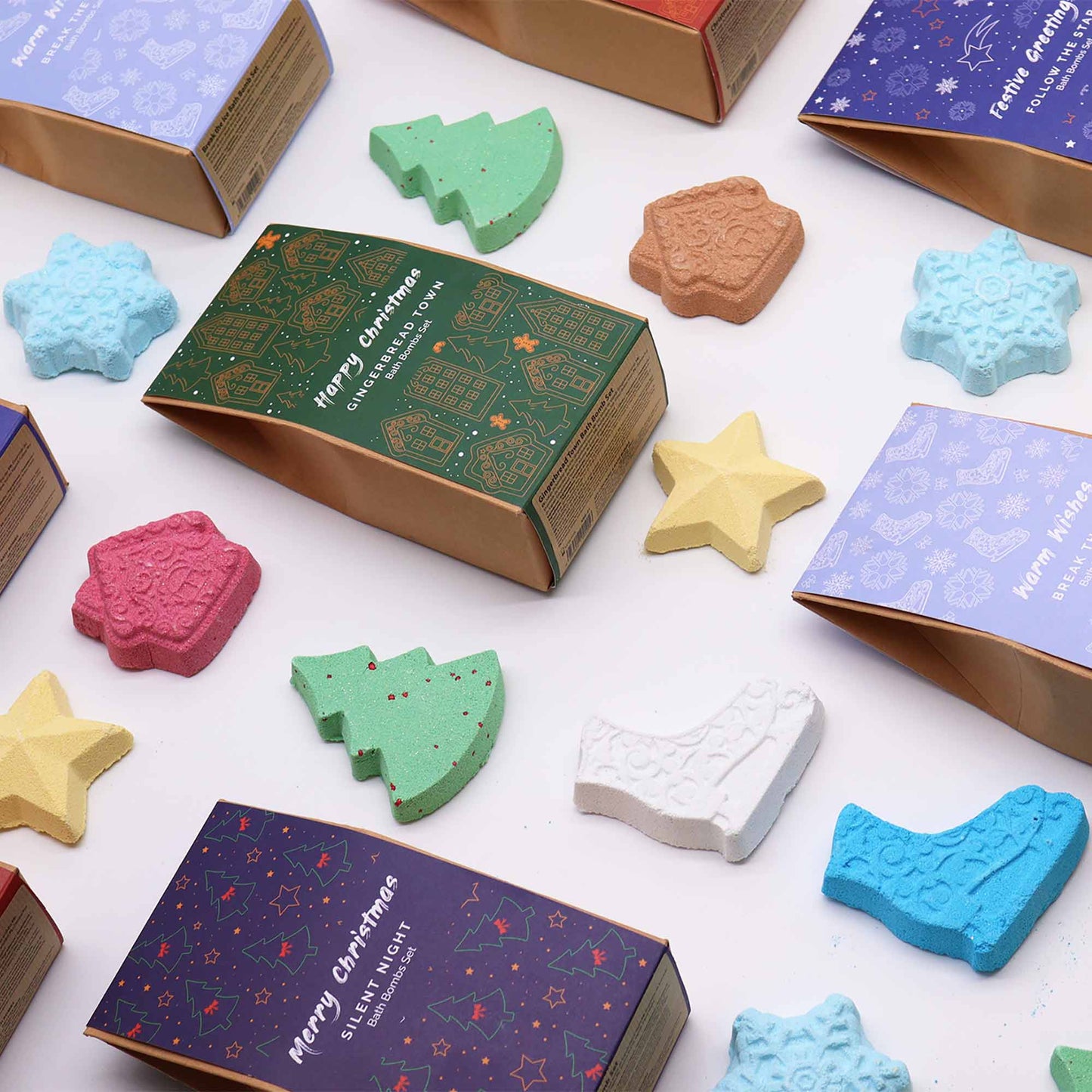 Break the Ice Weihnachts-Badebomben-Geschenkpaket