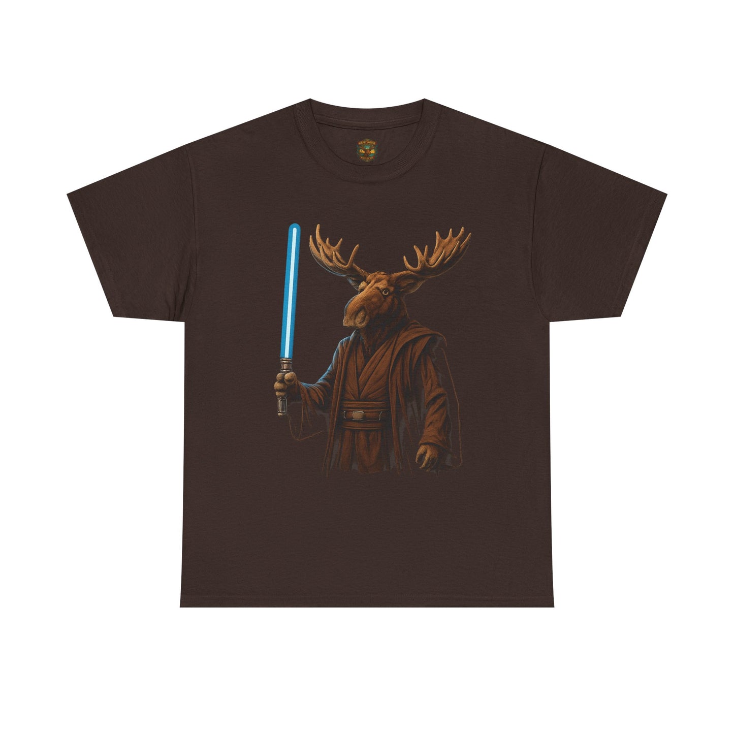 Moose Wars T‑Shirt — Funny Star Wars Inspired Moose with Lightsaber