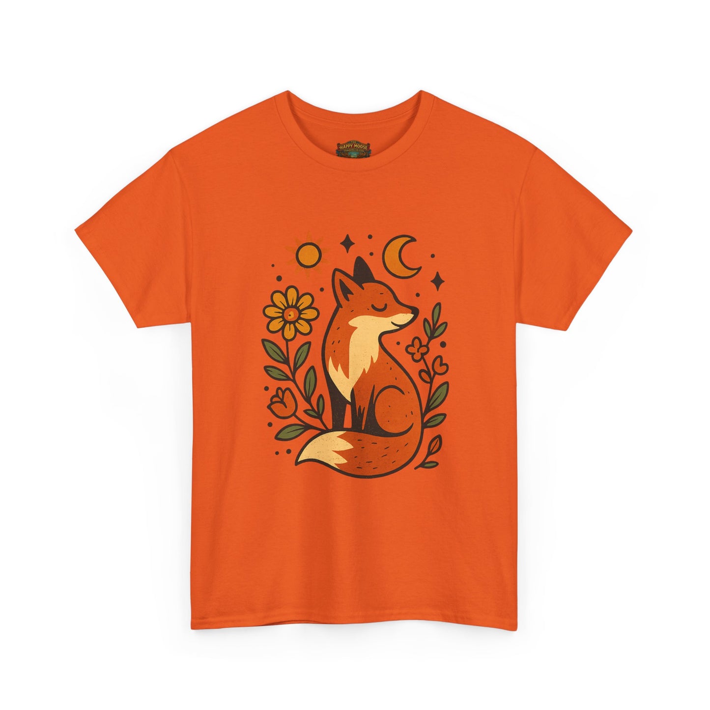 Fox Illustration T-Shirt | Cute Woodland Animal Tee