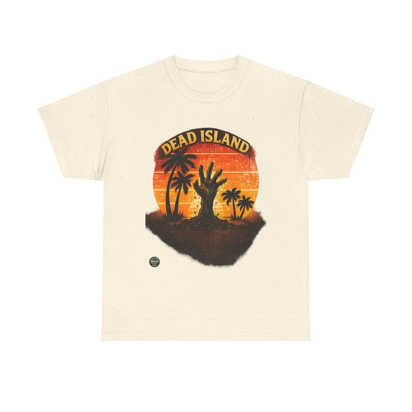 Dead Island Sunset Tee — Zombie Palm Tree Graphic T-Shirt