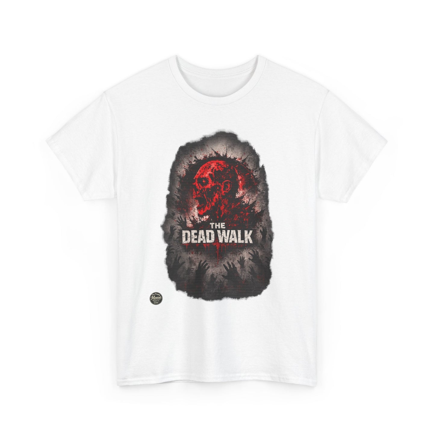 Zombie Graphic Tee — "The Dead Walk" Horror T-Shirt EZ003