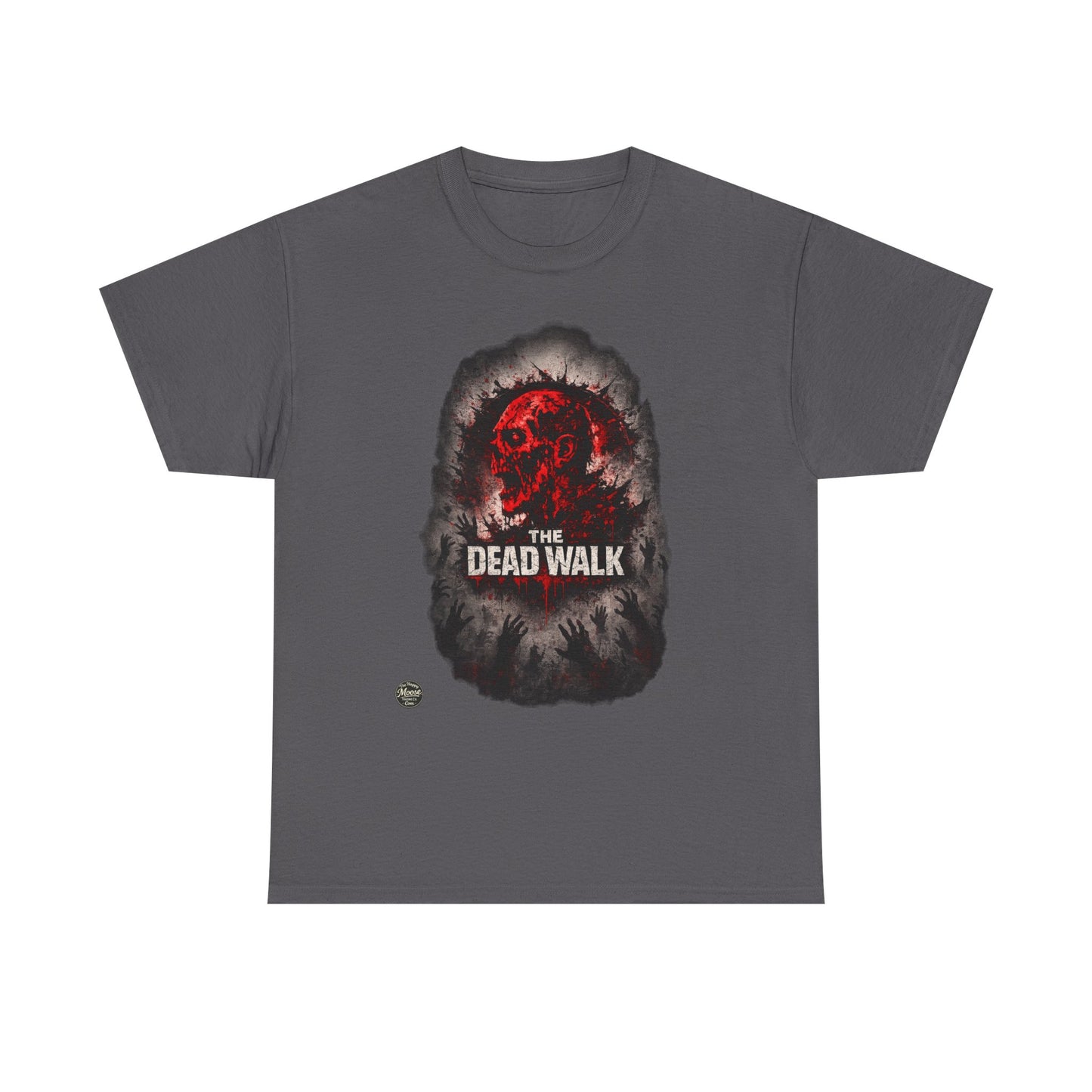 Zombie Graphic Tee — "The Dead Walk" Horror T-Shirt EZ003