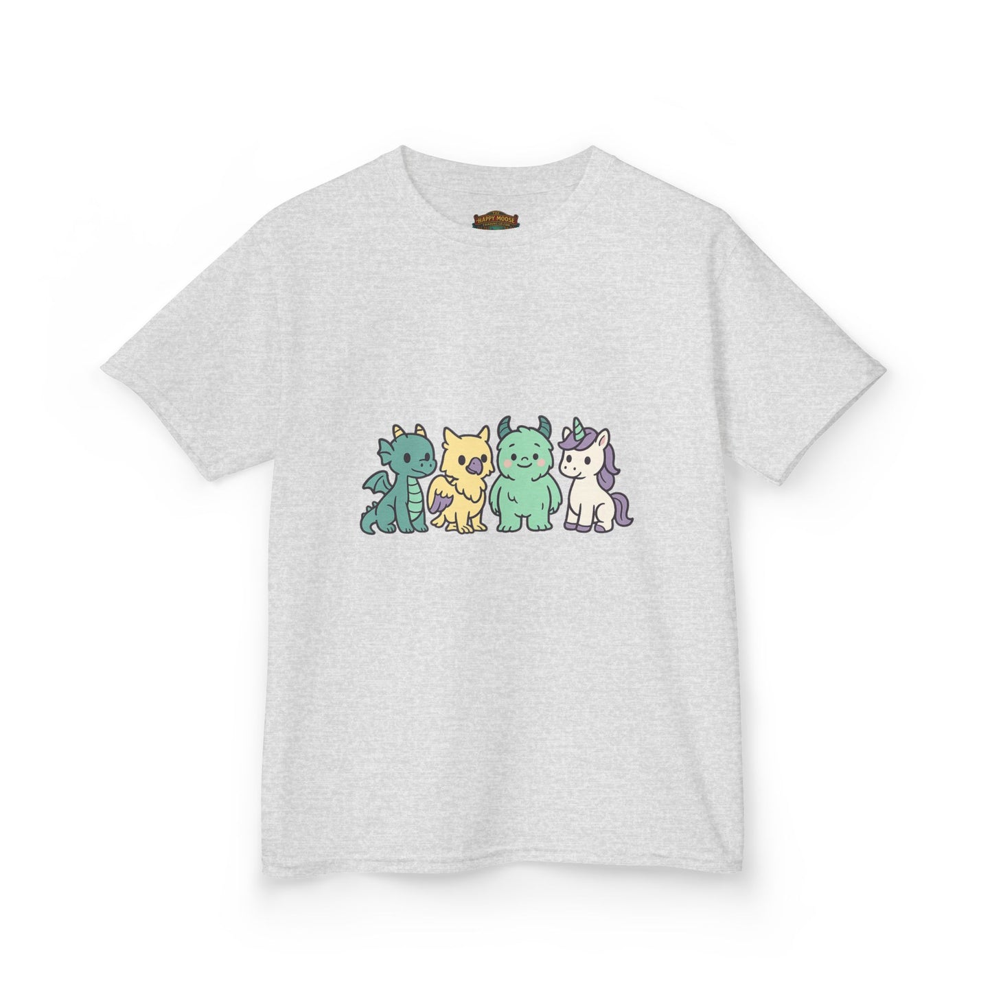 Kids Cat Crew T‑Shirt — Cute Pastel Kittens Graphic Tee for Children