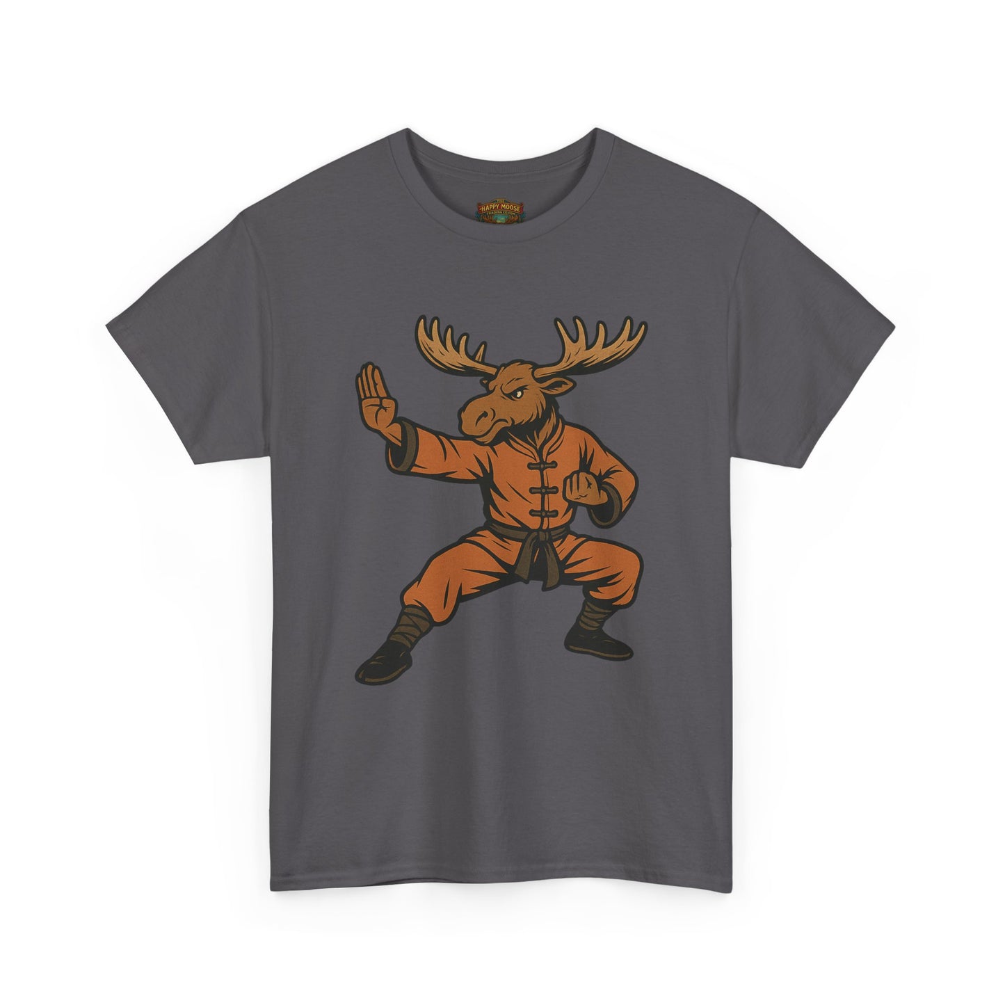 Moose Lee Kung Fu T-Shirt — Martial Arts Moose Graphic Tee