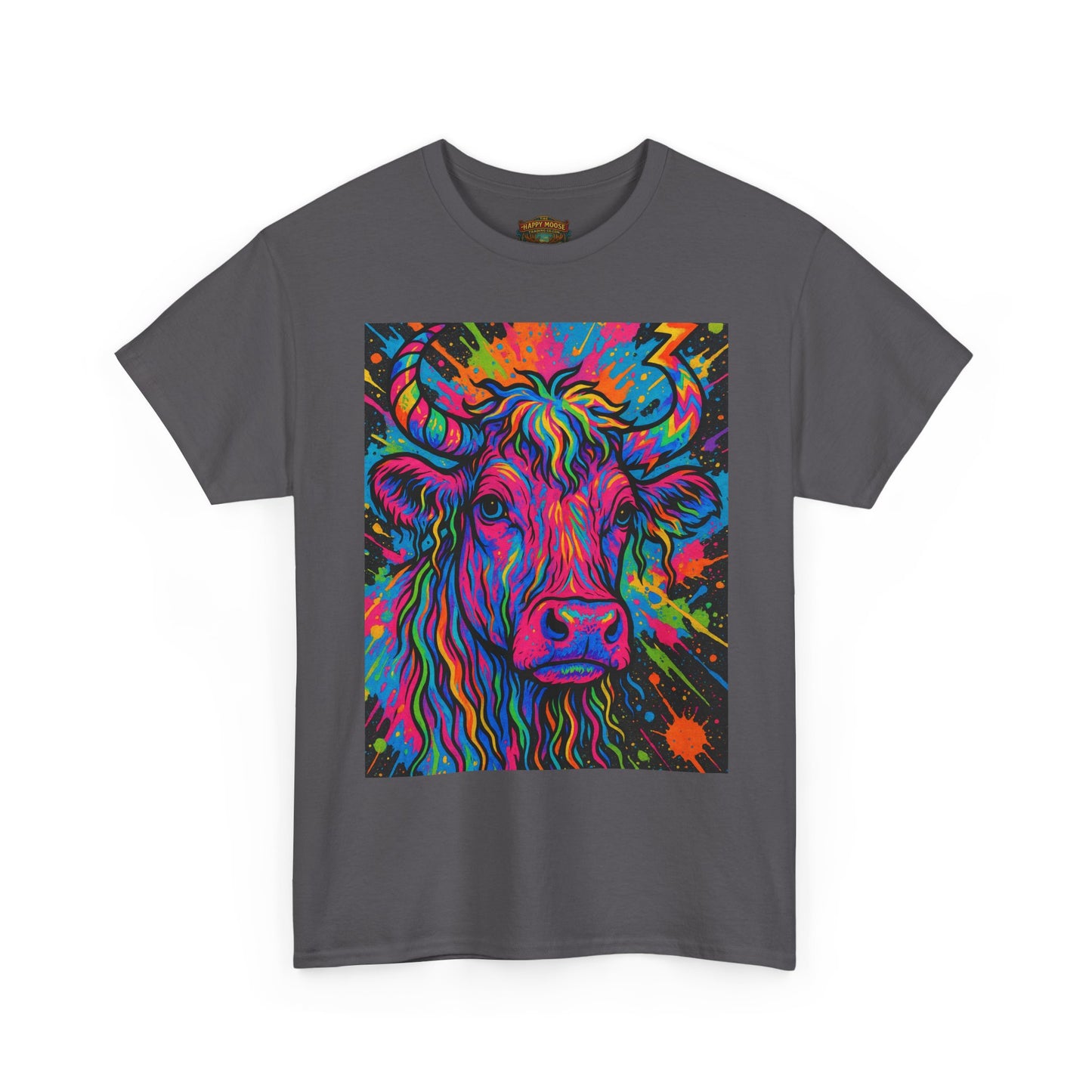 Psychedelic Cow Art Tee