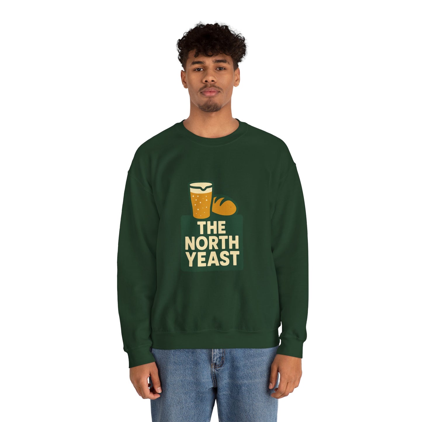 Crewneck Sweatshirt — The North Yeast Beer & Bread Logo