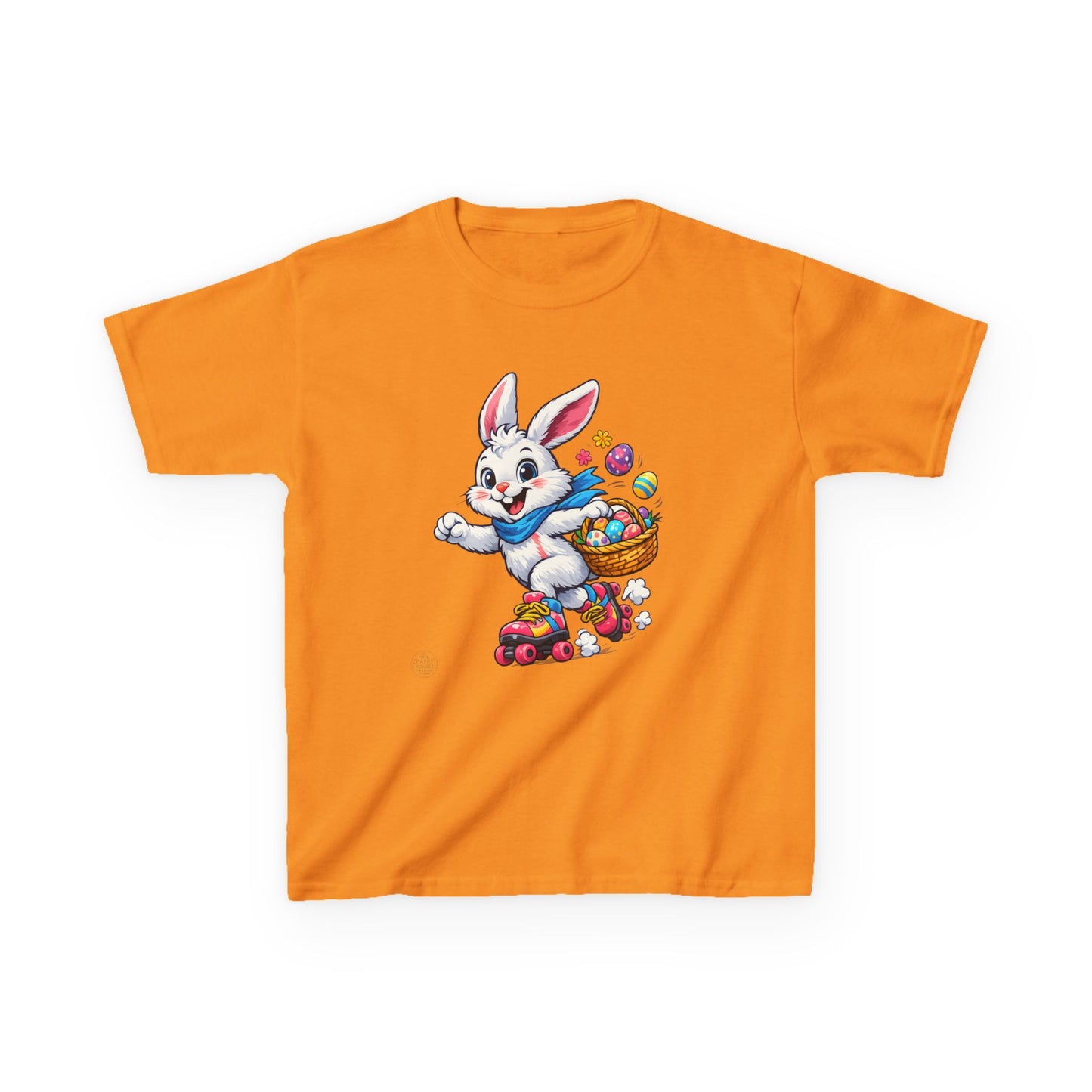 Kids Easter Bunny T-Shirt — Bunny with Easter Eggs Basket