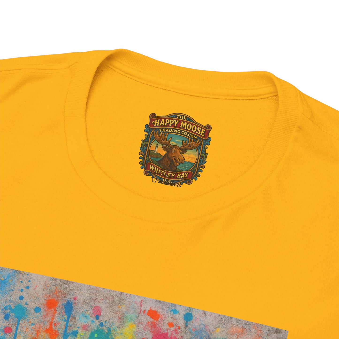 Psychedelic Highland Cow T-Shirt | Retro Rainbow Cow Art 8