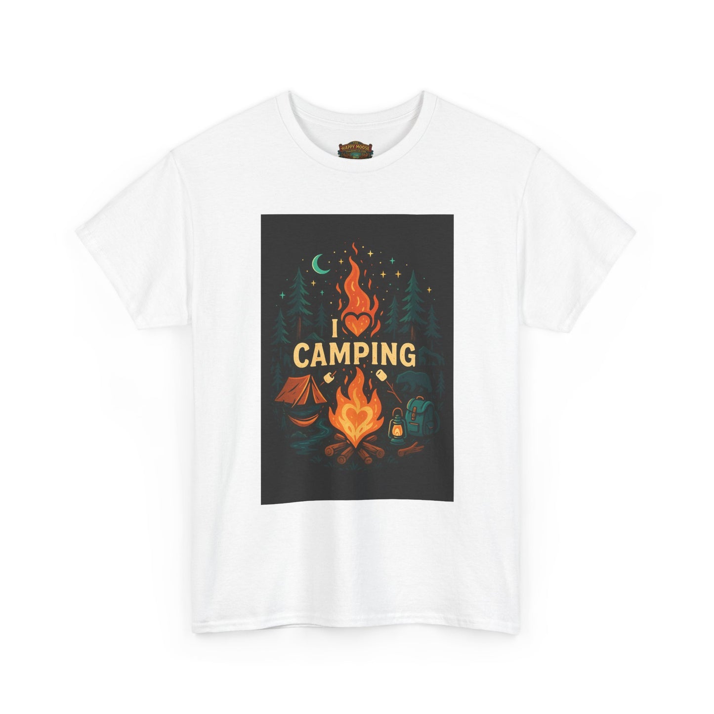 Camping Campfire Graphic Tee | Outdoor Adventure Shirt