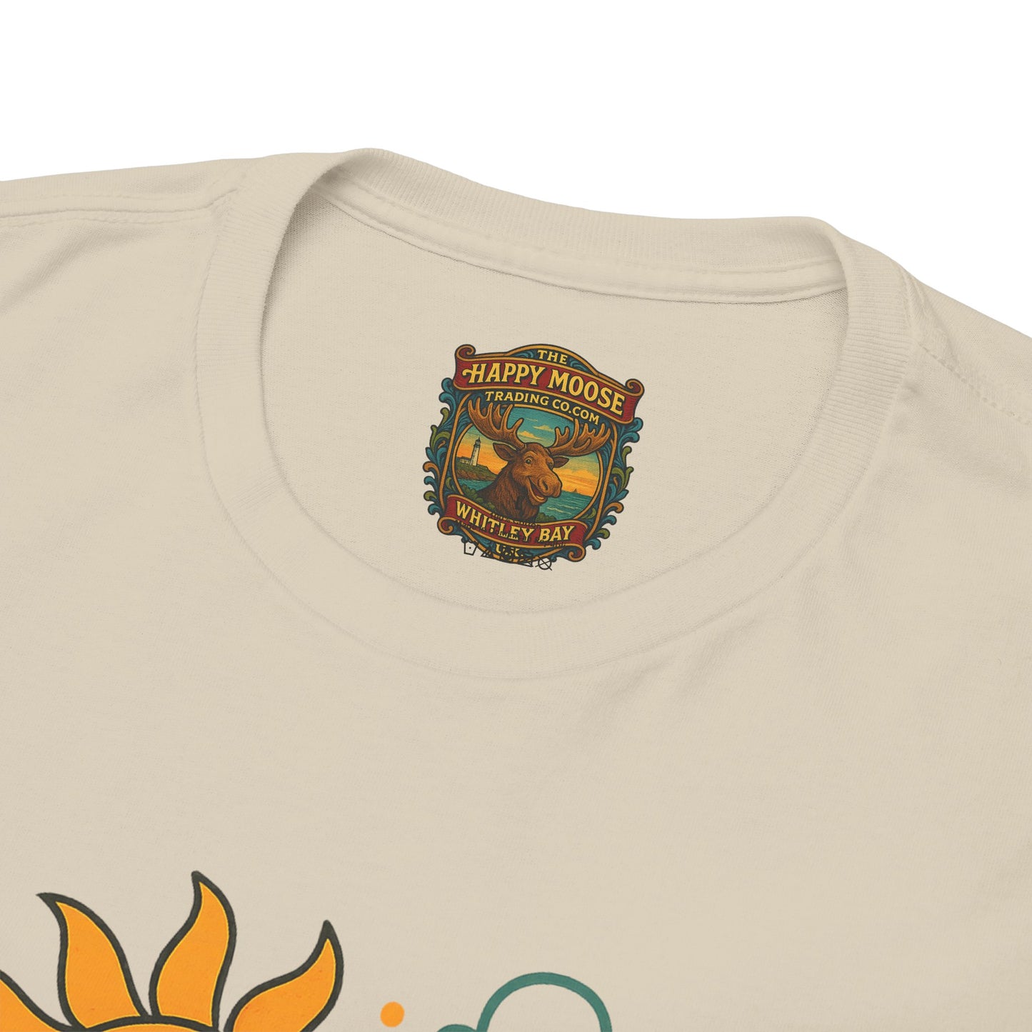 Summer Beach Tee | Surf Waves Palm Tree Graphic