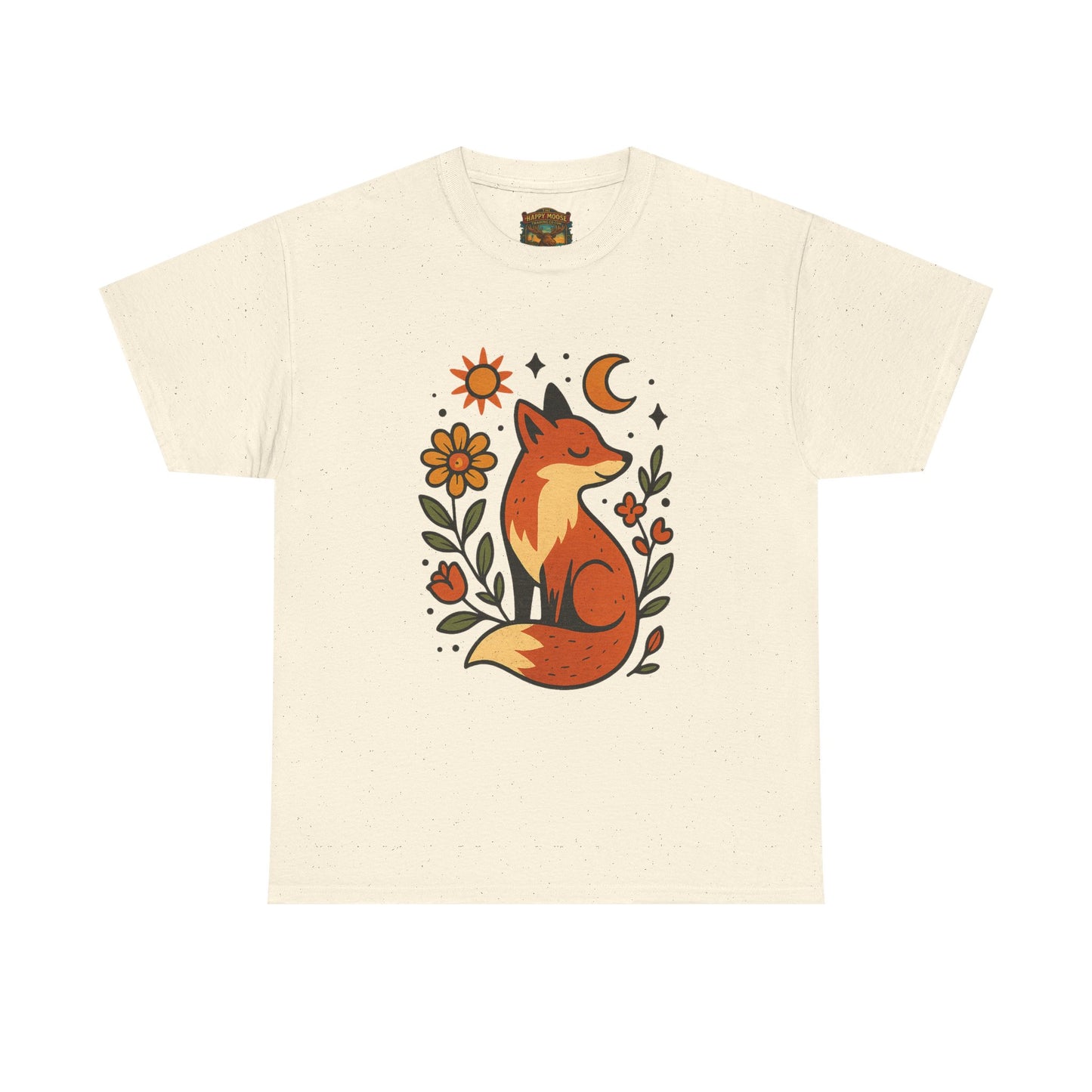 Fox Illustration T-Shirt | Cute Woodland Animal Tee