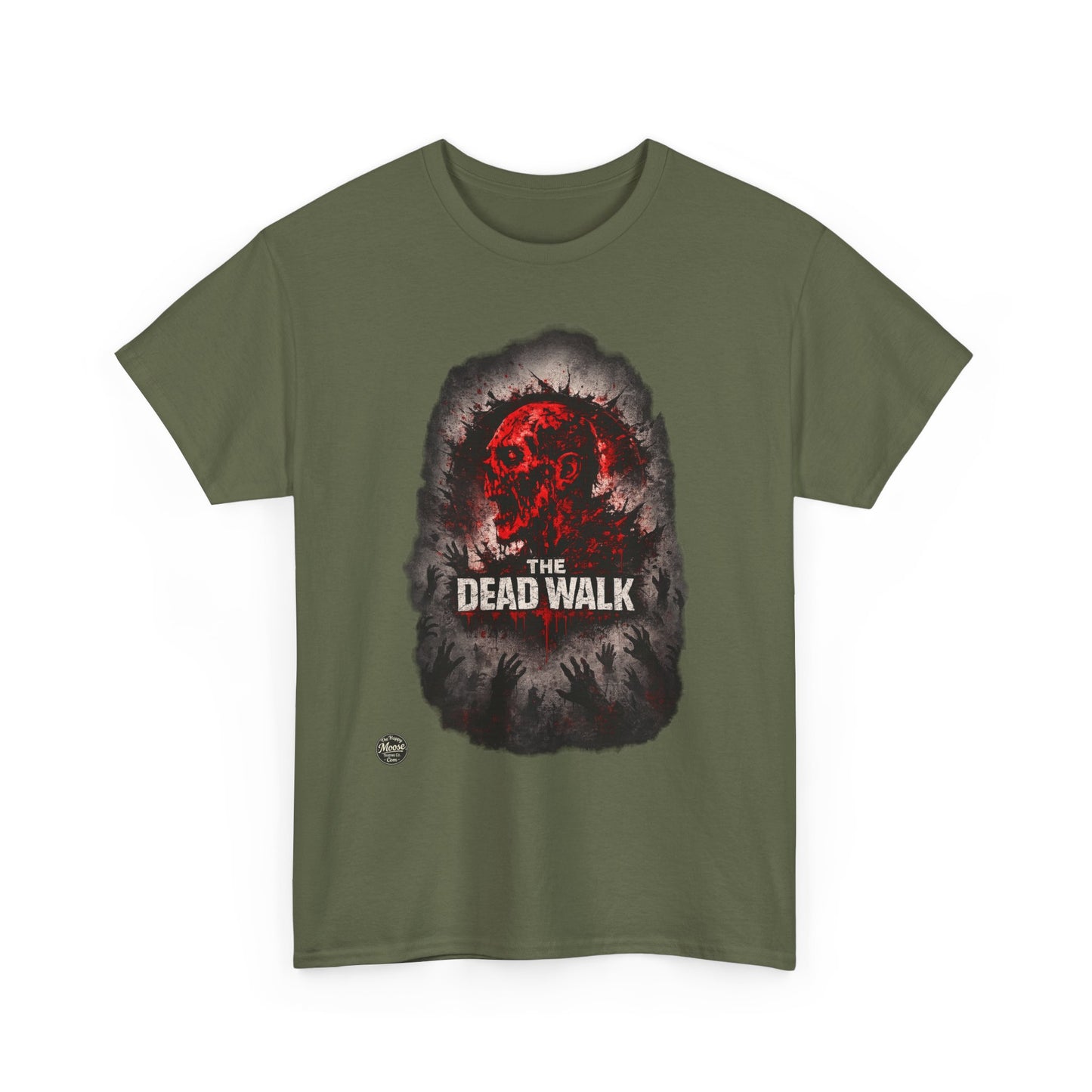 Zombie Graphic Tee — "The Dead Walk" Horror T-Shirt EZ003
