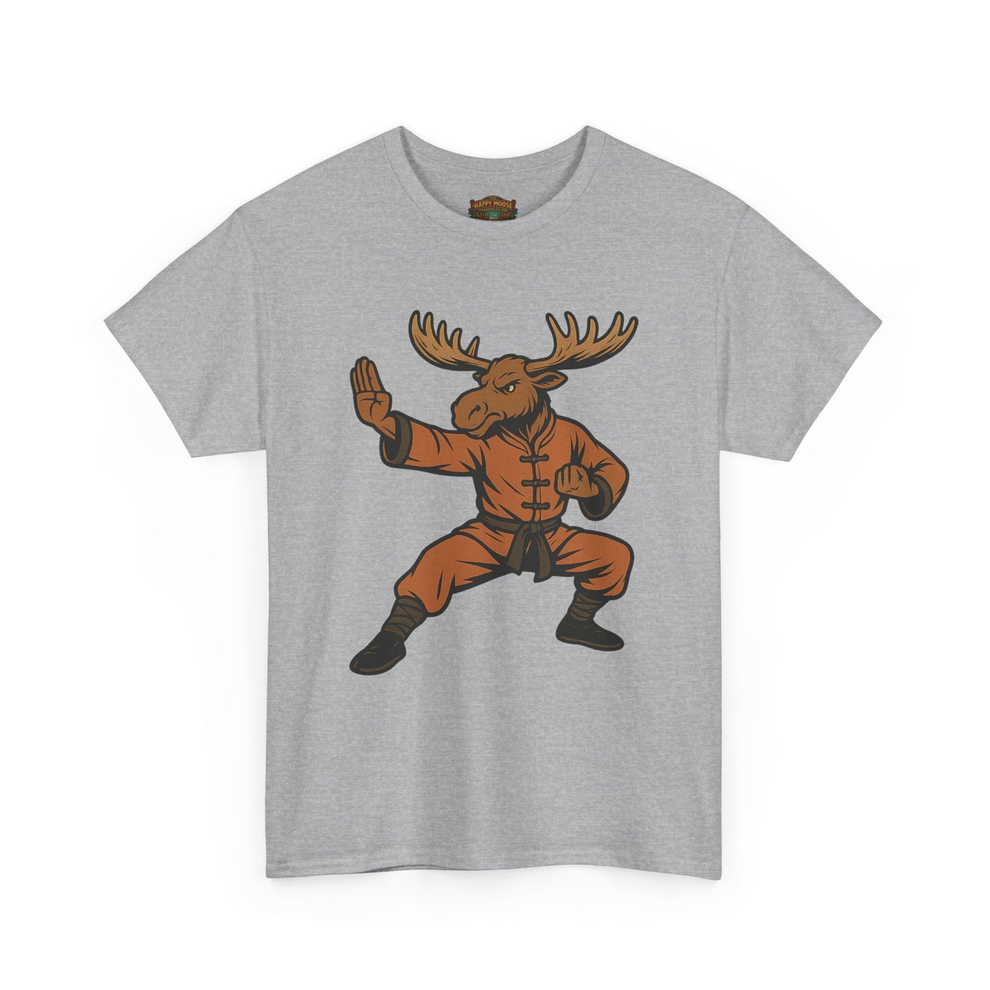Moose Lee Kung Fu T-Shirt — Martial Arts Moose Graphic Tee