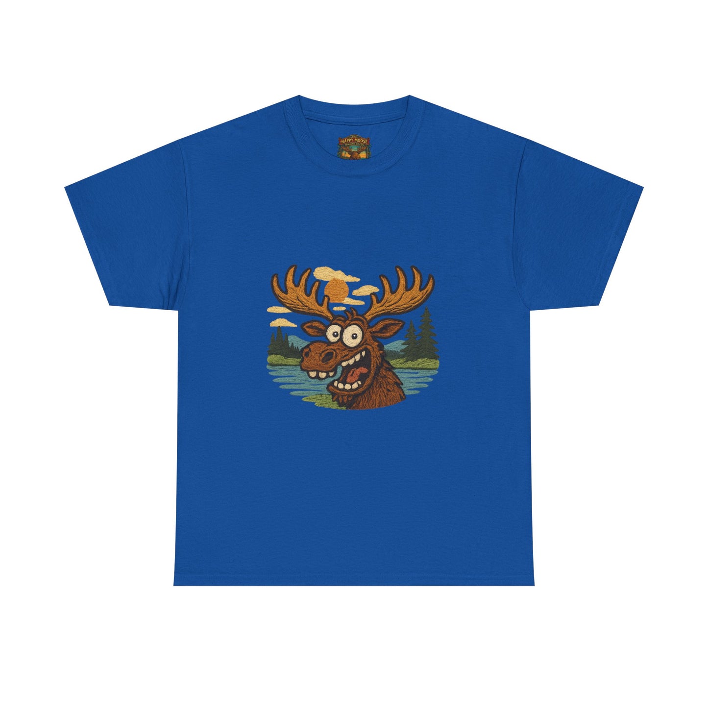 Moose Lake Graphic Tee — Funny Woodland Moose T-Shirt