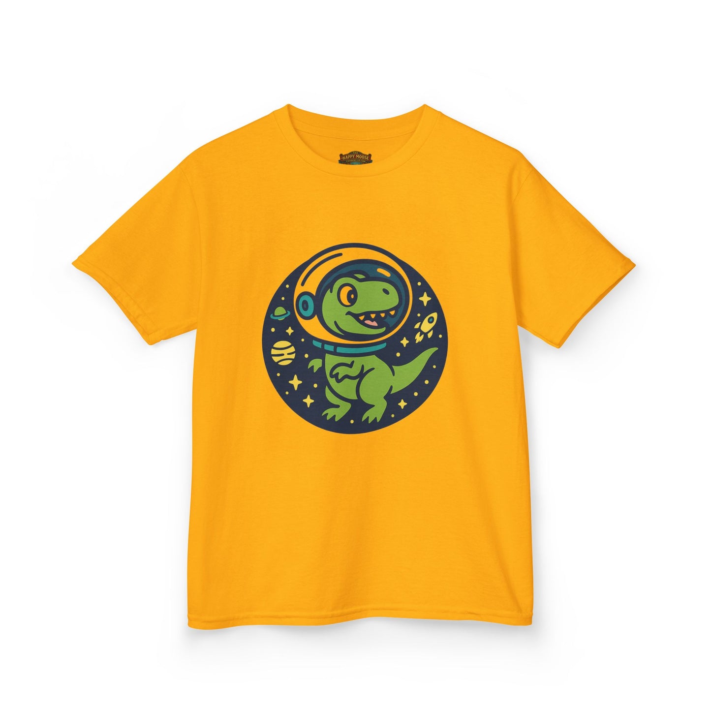 Kids Tee — Space Dino Astronaut Graphic